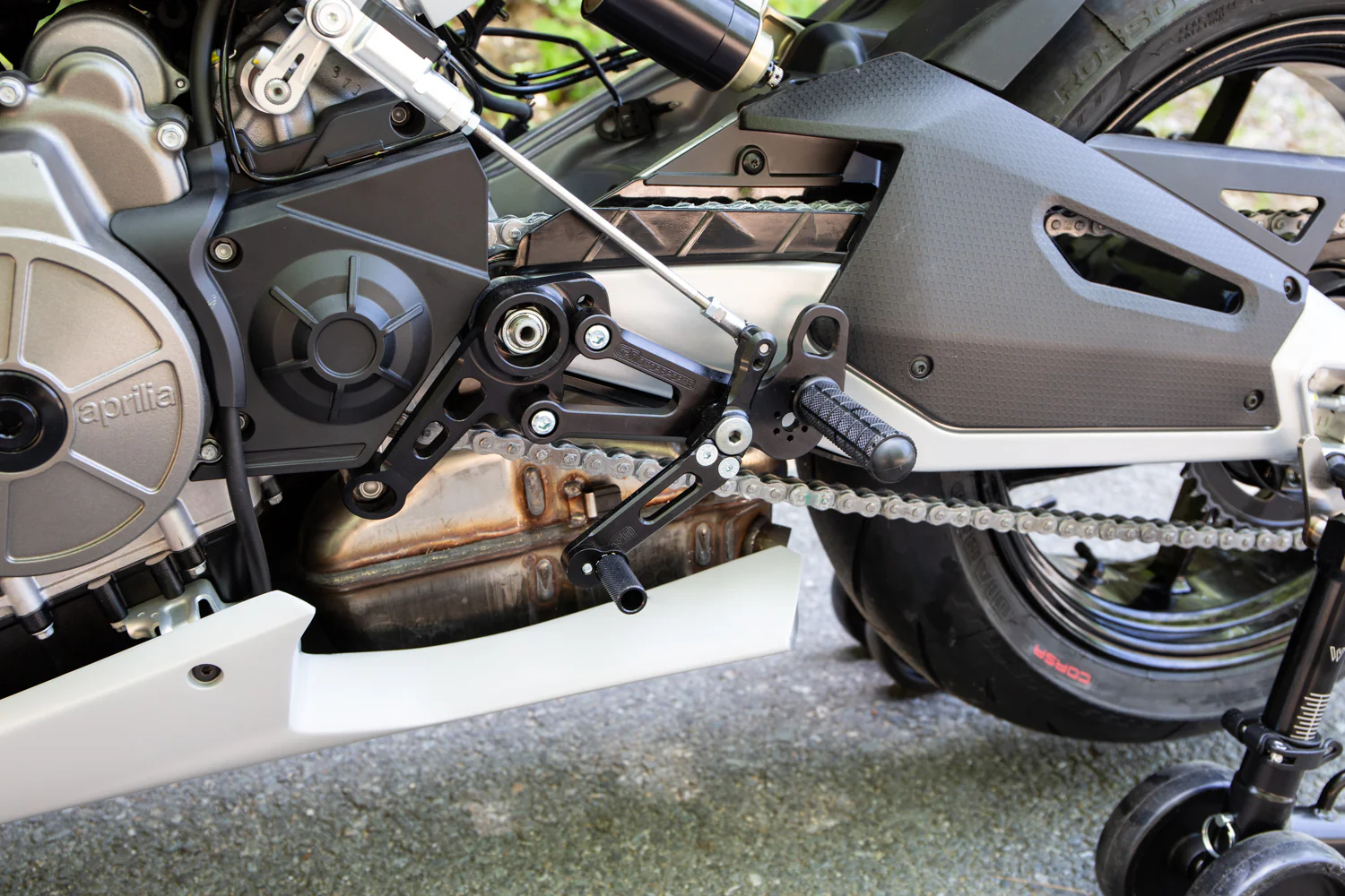 05-0760B Aprilia RS660 Rearset Kit Complete W/Pedals - Image 2