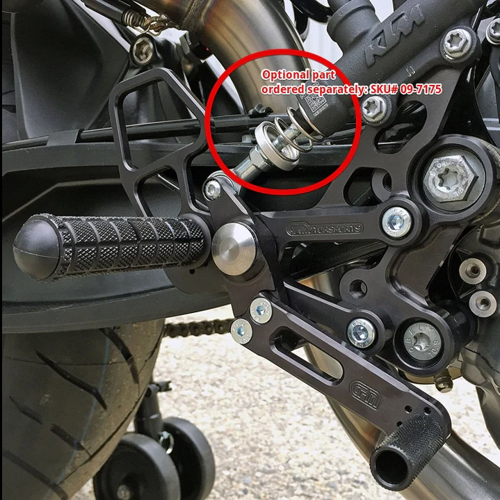05-0790B KTM Duke790/890  Rear Set Kit - Image 3