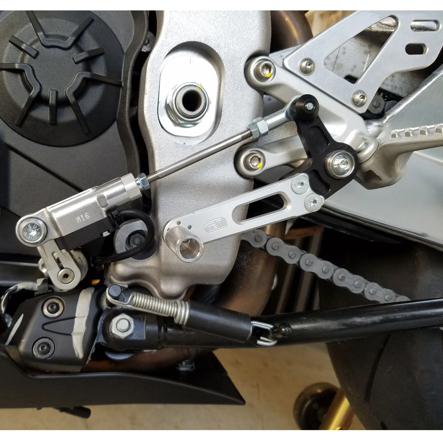 08-5743 Shift Pedal Kit, Aprilia RSV4/Tuono GP for OEM Rearsets - Image 2