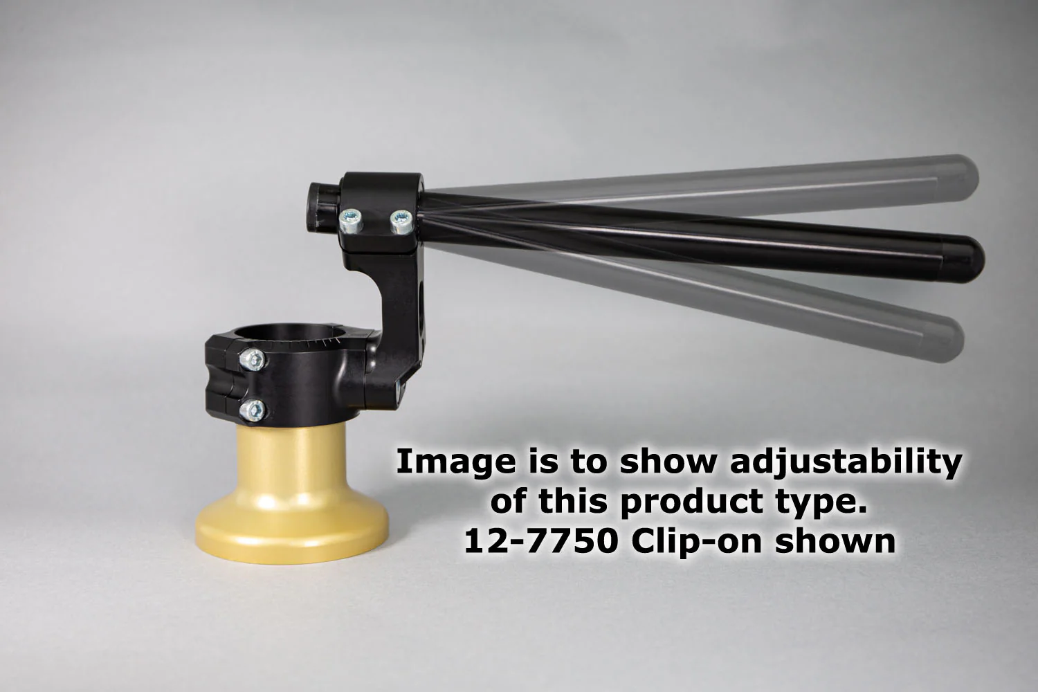 35mm Rise Side Mount Adjustable Angle Clipon Risers (with 7/8" bars) - Image 5