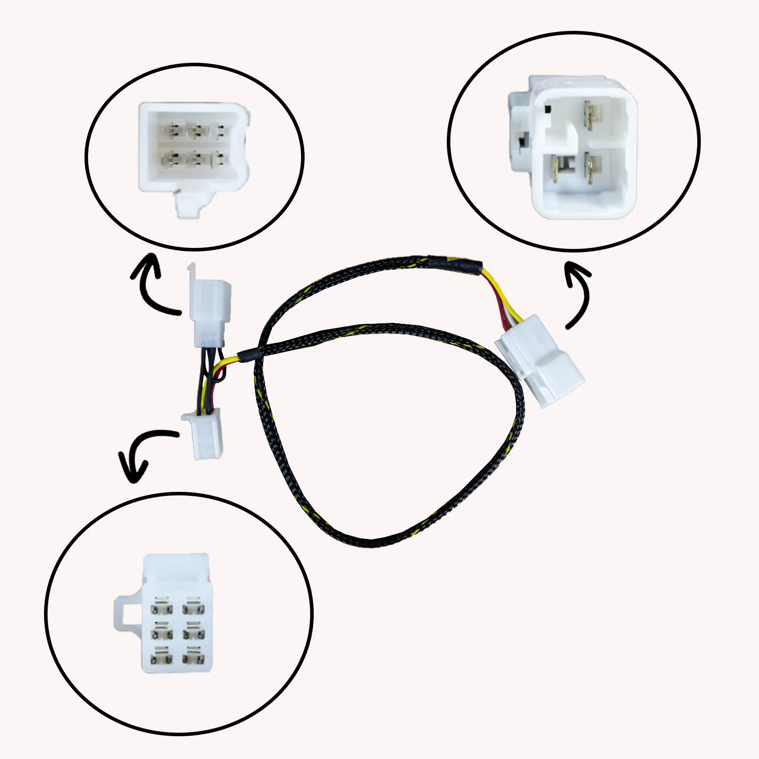 43-0112 Kawasaki Z125 Keyswitch Elimination Harness - Image 2