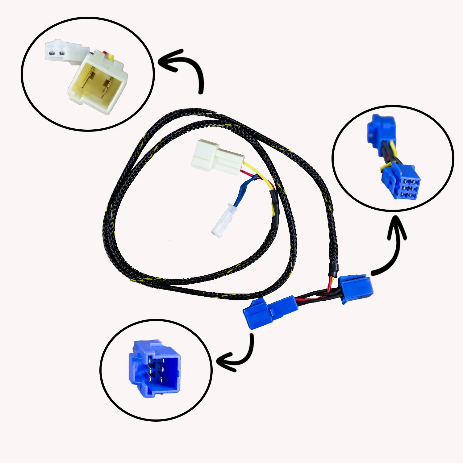 43-0402 2009-14 Yamaha R1 Keyswitch Elimination Harness - Image 2