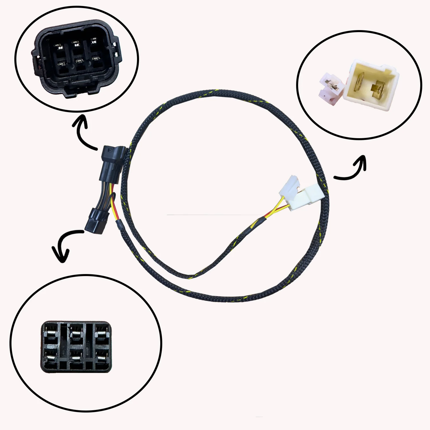 43-0414 Yamaha R6R USA Models W/Immobilizer Keyswitch Elimination Harness - Image 2
