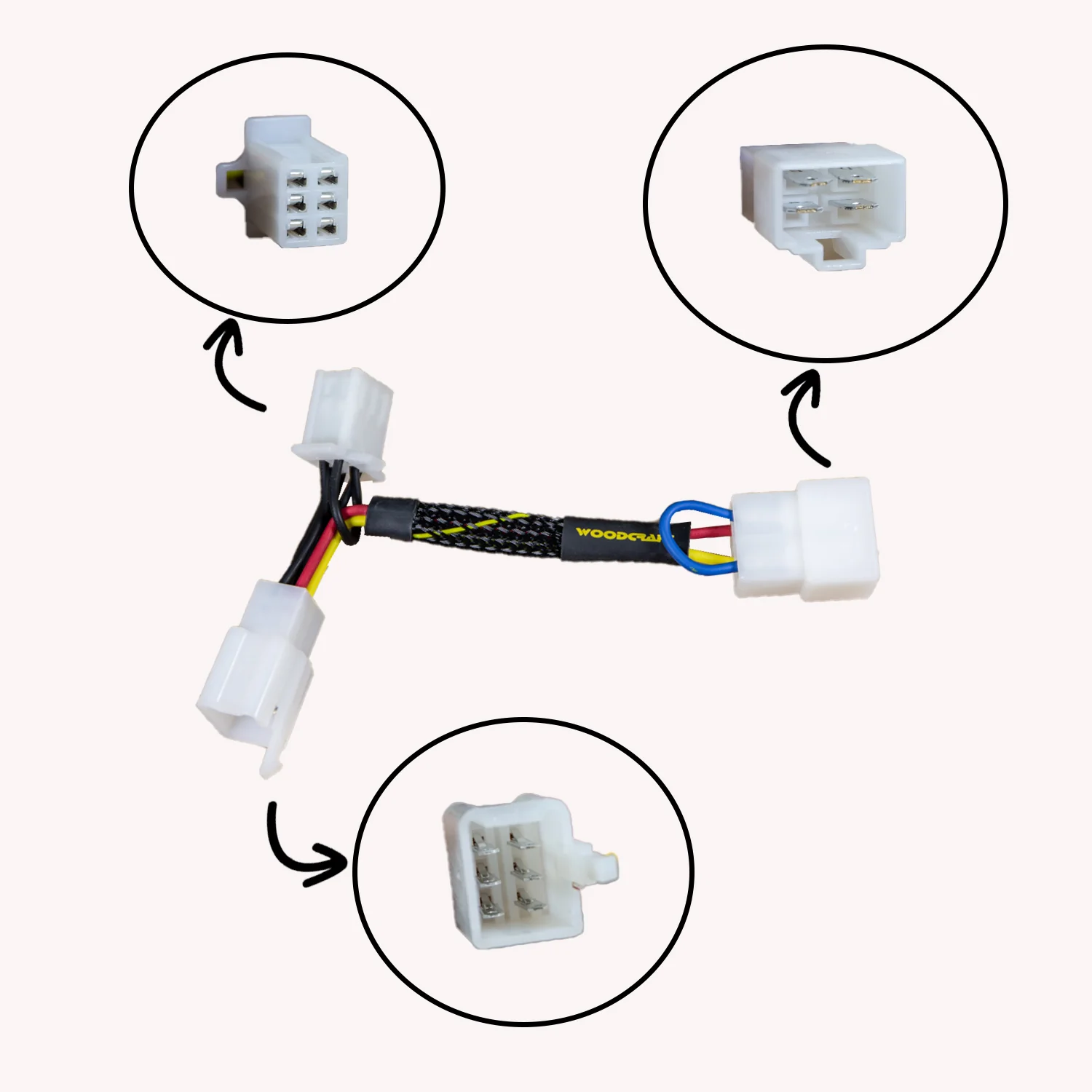 43-0440 1999-02 Yamaha R6 Keyswitch Elimination Harness - Image 2