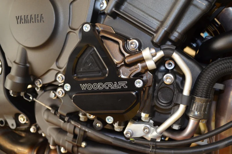 60-0454RB Yamaha R1, Fz10, MT10 RHS Ignition Trigger Cover Protector w/ Skid Pad - Image 8