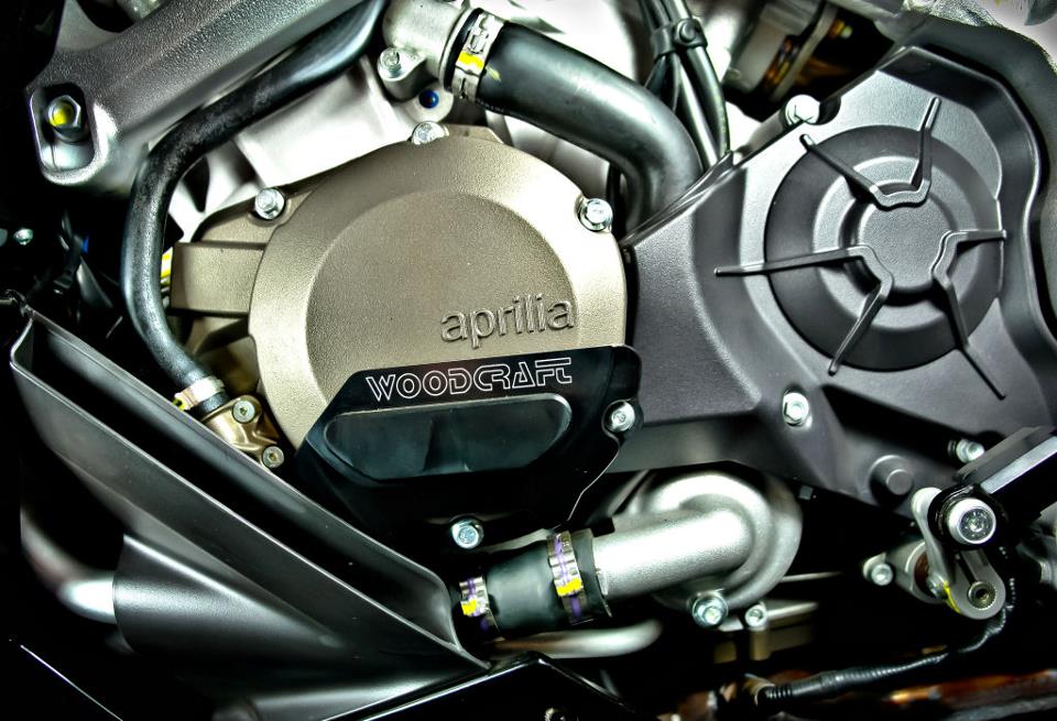 60-0740LB 2009-20 Aprilia RSV4/Tuono V4 LHS Stator Cover Protector w/ Skid Pad - Image 8