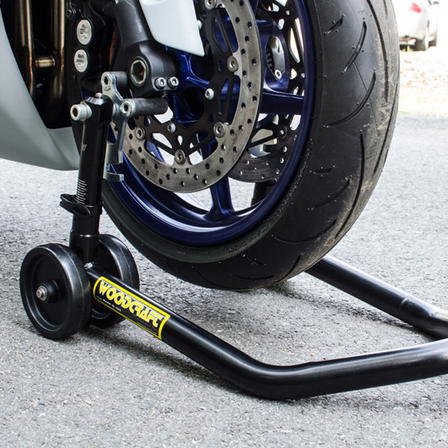 26-0105 Adjustable Front Under Fork Stand - Dual Radial Mounted Calipers - Image 3