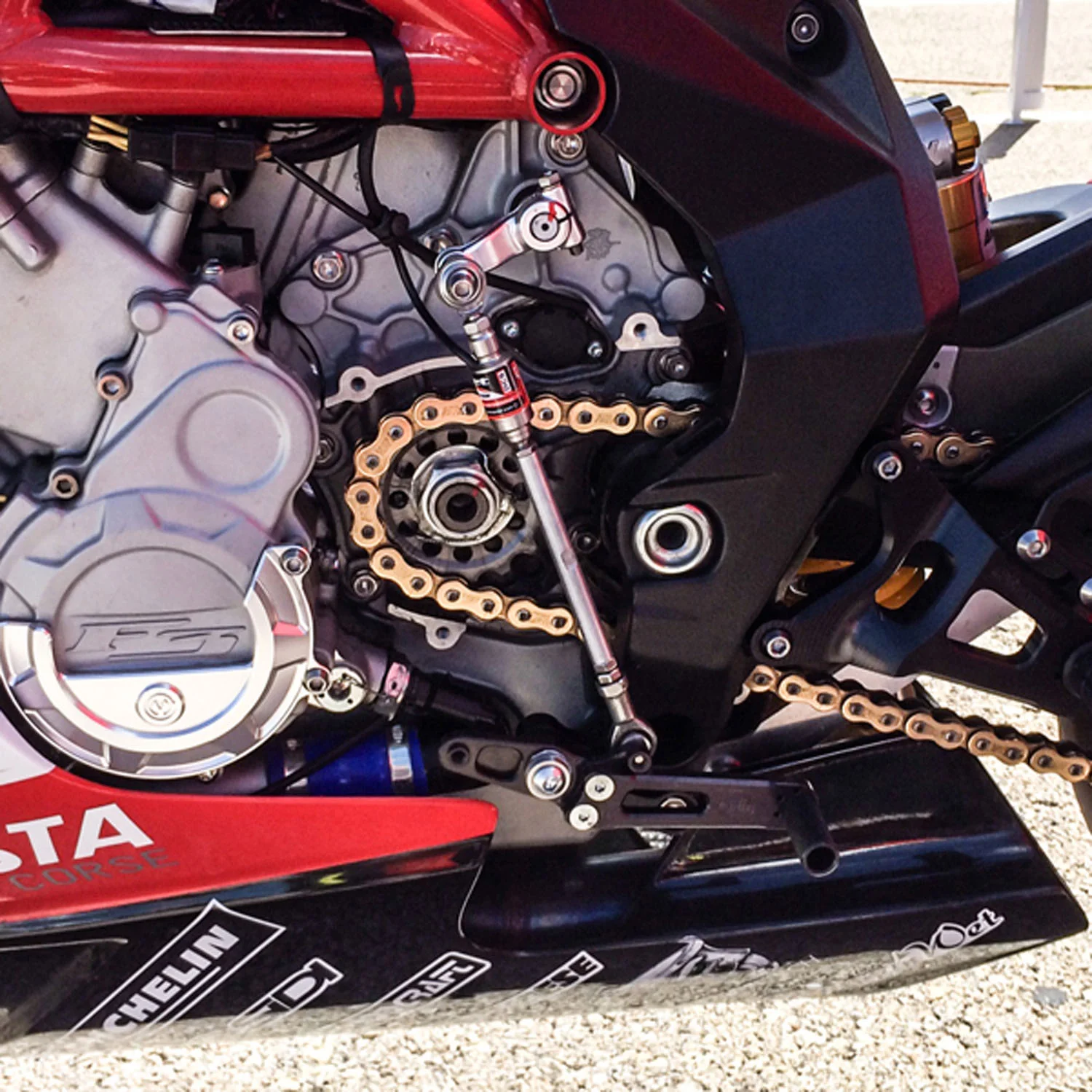 05-0780B MV Agusta F3/Brutale 675/800RR GP/STD Adjustable Rearset Kit w/Shift pedal - Image 2