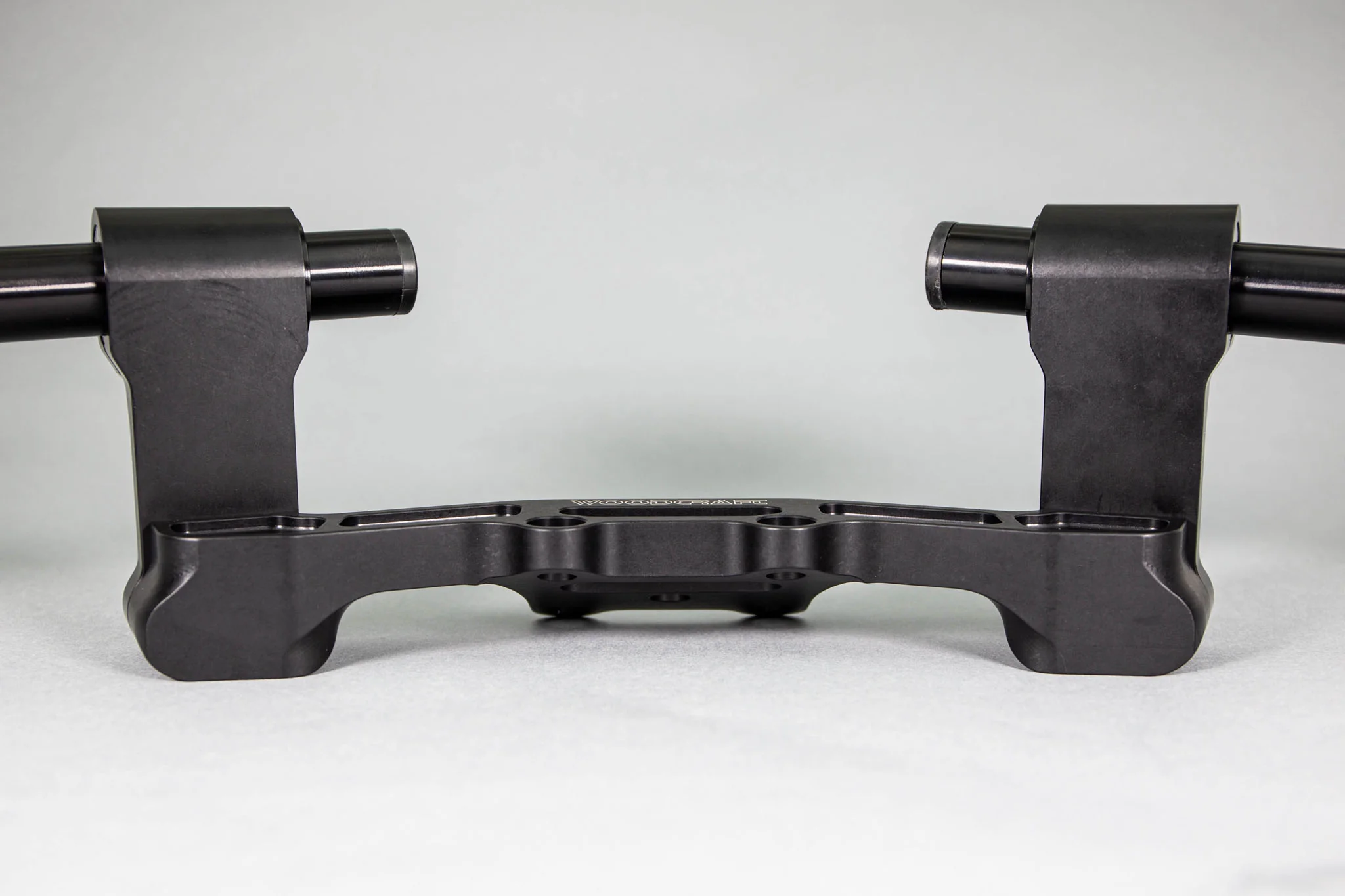 Adjustable Riser Clipon Adapter Plate w/ XL Black Bars Ducati Monster 696/796/1100 75mm Front Adjustable Rise - Image 5