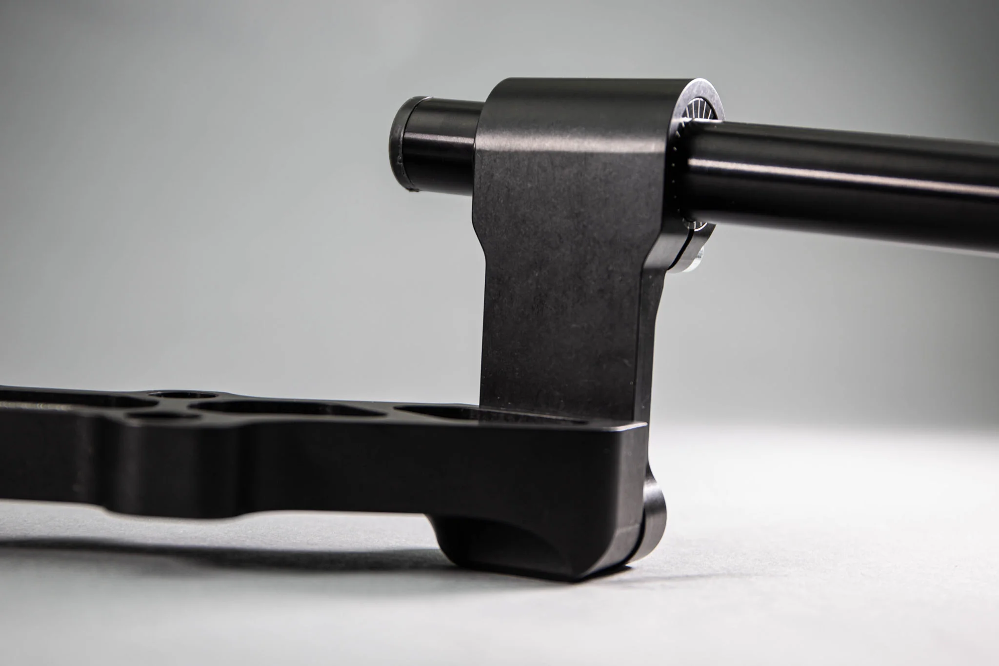 Adjustable Riser Clipon Adapter Plate w/ XL Black Bars Ducati Monster 696/796/1100 75mm Front Adjustable Rise - Image 7