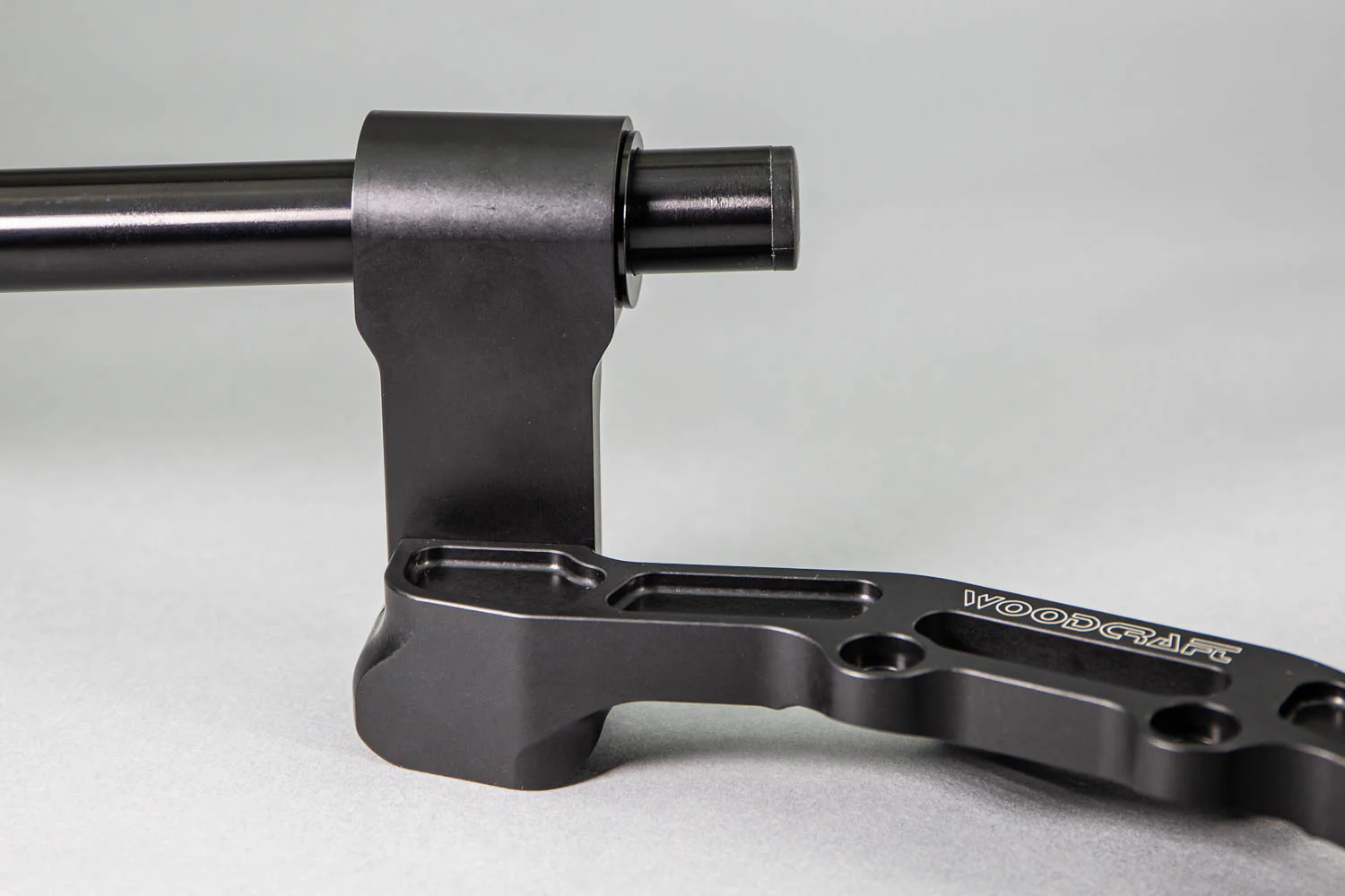 Adjustable Riser Clipon Adapter Plate w/ XL Black Bars Ducati Scrambler 35mm Front Adjustable Rise - Image 14
