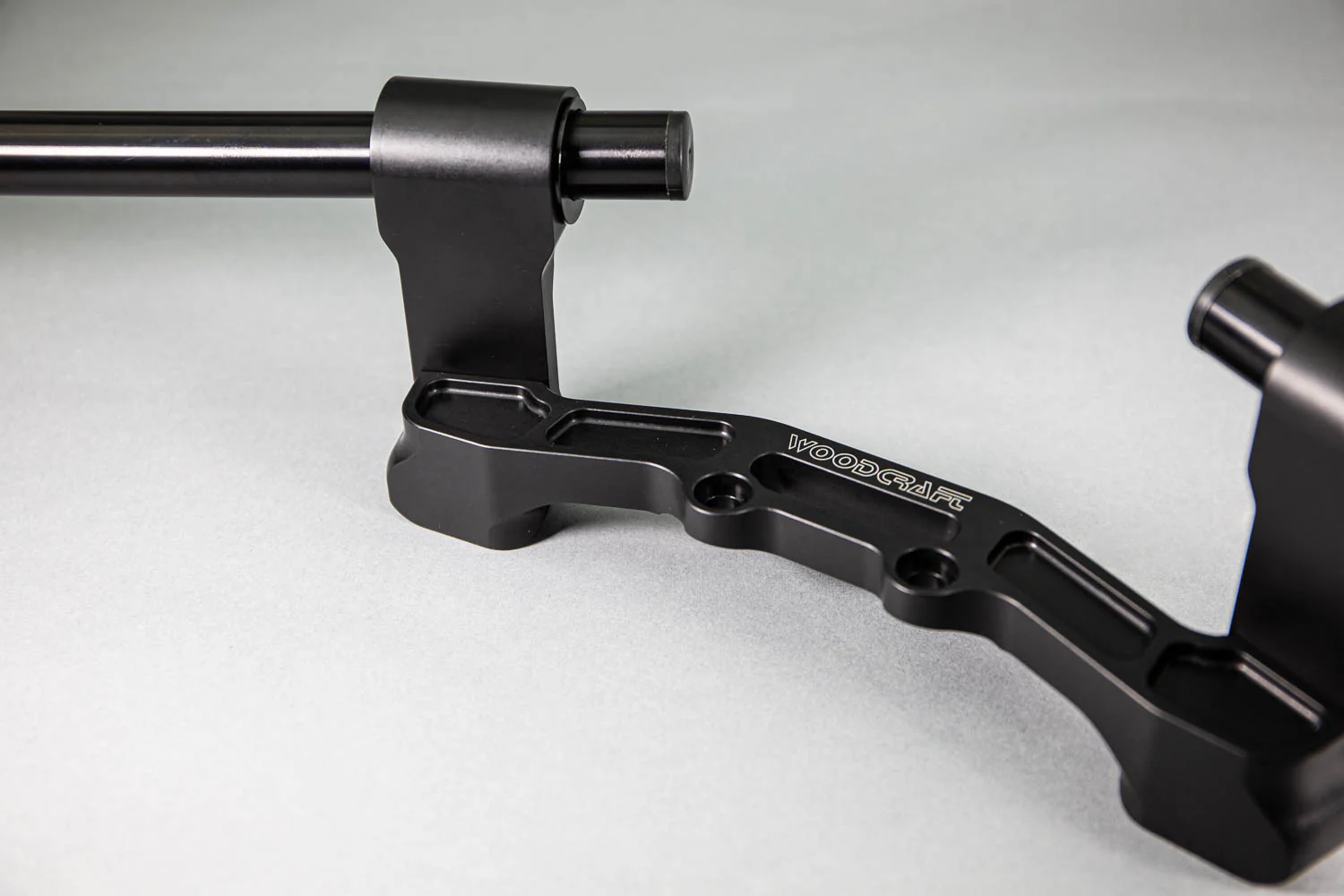 Adjustable Riser Clipon Adapter Plate w/ XL Black Bars Ducati Scrambler 35mm Front Adjustable Rise - Image 8