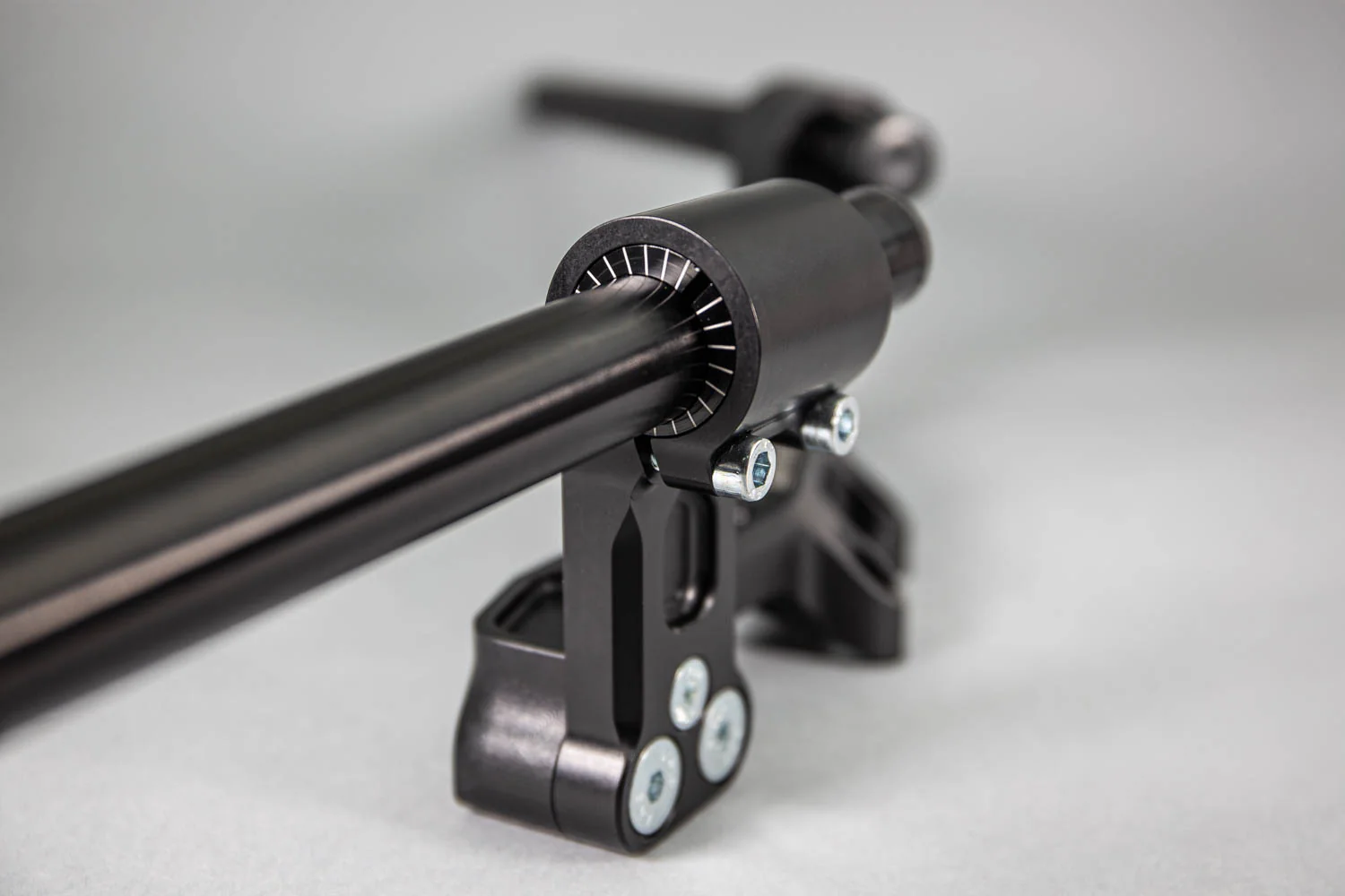 Adjustable Riser Clipon Adapter Plate w/ XL Black Bars Ducati Scrambler 35mm Front Adjustable Rise - Image 9