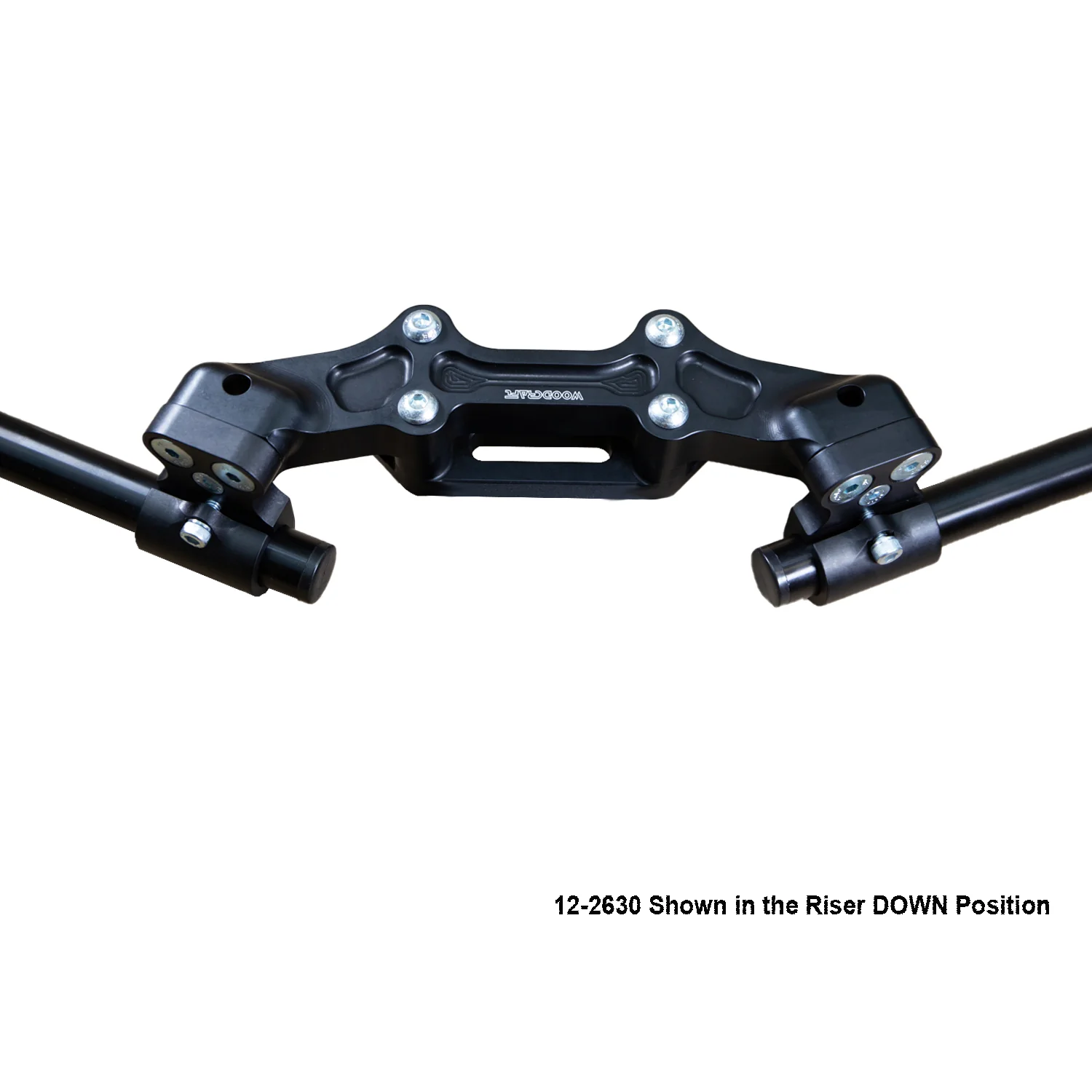 Clipon Adapter Plate w/ Std. Black Bars Ducati Monster 1200 - Image 9
