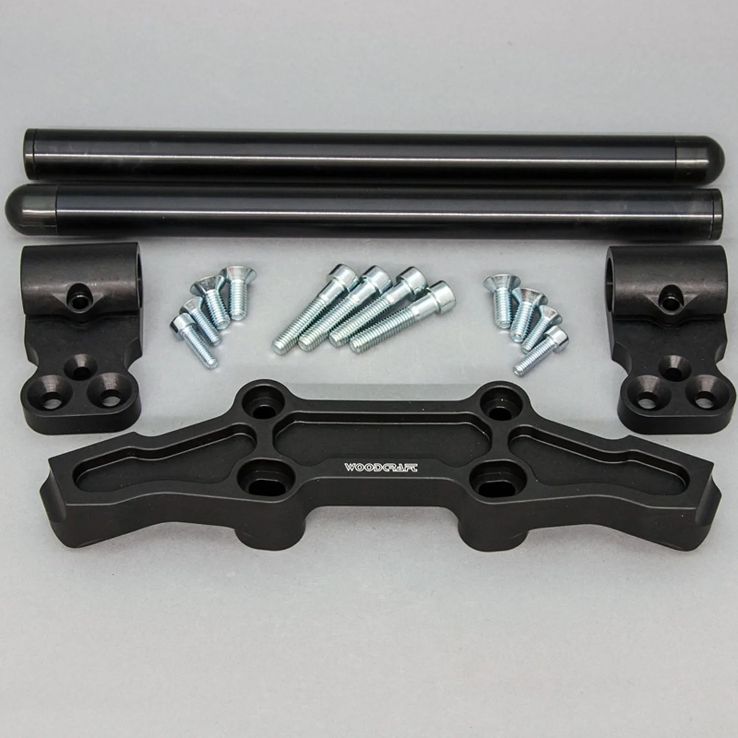 Clipon Adapter Plate w/ Black Bars Kawasaki NINJA 650 2006-2016, ER6N 2009-2011 - Image 4