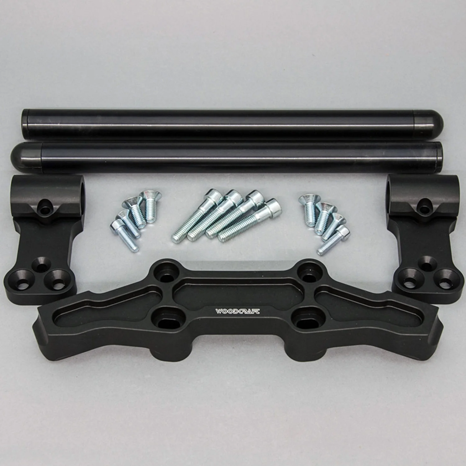 Clipon Adapter Plate w/ Black Bars Kawasaki NINJA 650 2006-2016, ER6N 2009-2011 - Image 5
