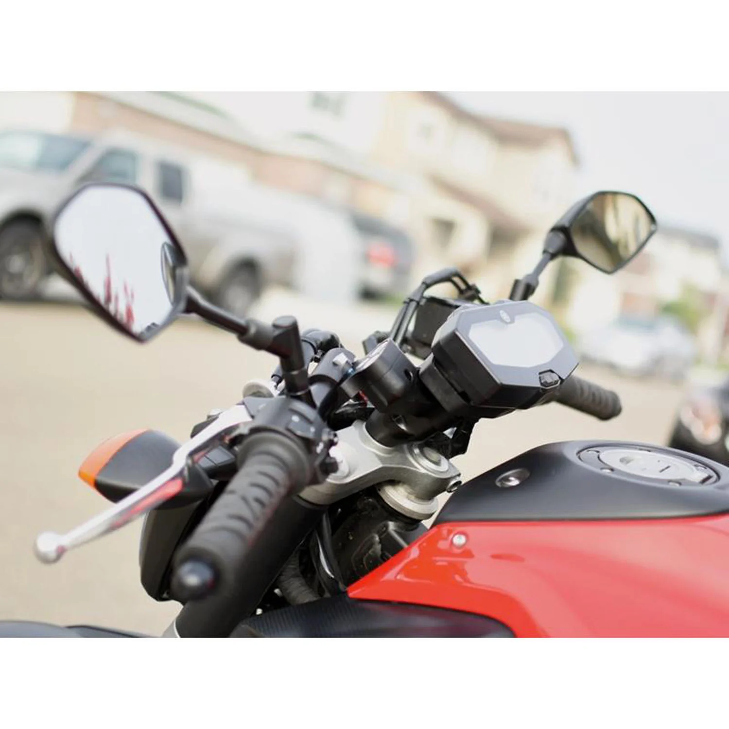 Clipon Adapter Plate w/ Std. Black Bars Yamaha FZ-07 2015-17, MT-07 2018-20 - Image 6