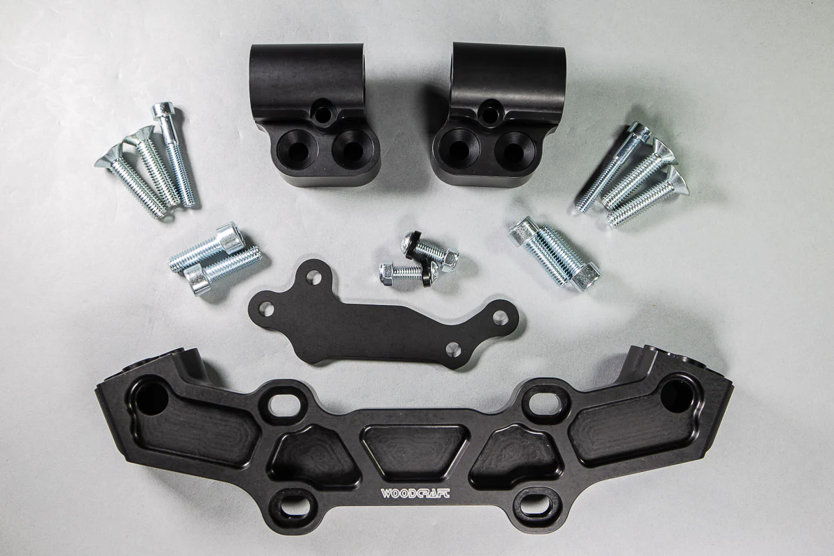 Clipon Adapter Plate w/ Std. Black Bars Yamaha FZ-09 2014-16, XSR900 2016-2021, FJ-09 2015-2016 - Image 4
