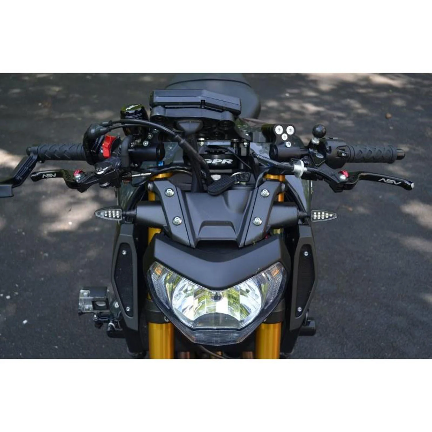 Clipon Adapter Plate w/ Std. Black Bars Yamaha FZ-09 2014-16, XSR900 2016-2021, FJ-09 2015-2016 - Image 5