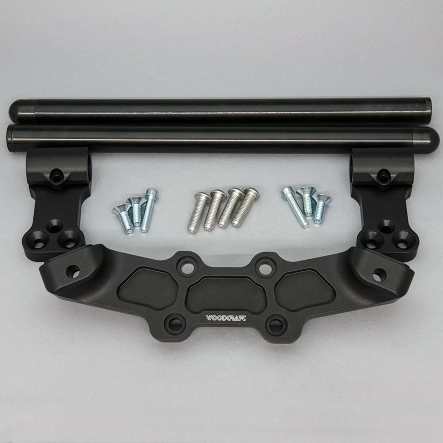 Clipon Adapter Plate w/ XL Black Bars Ducati Monster 696/796/1100 - Image 6