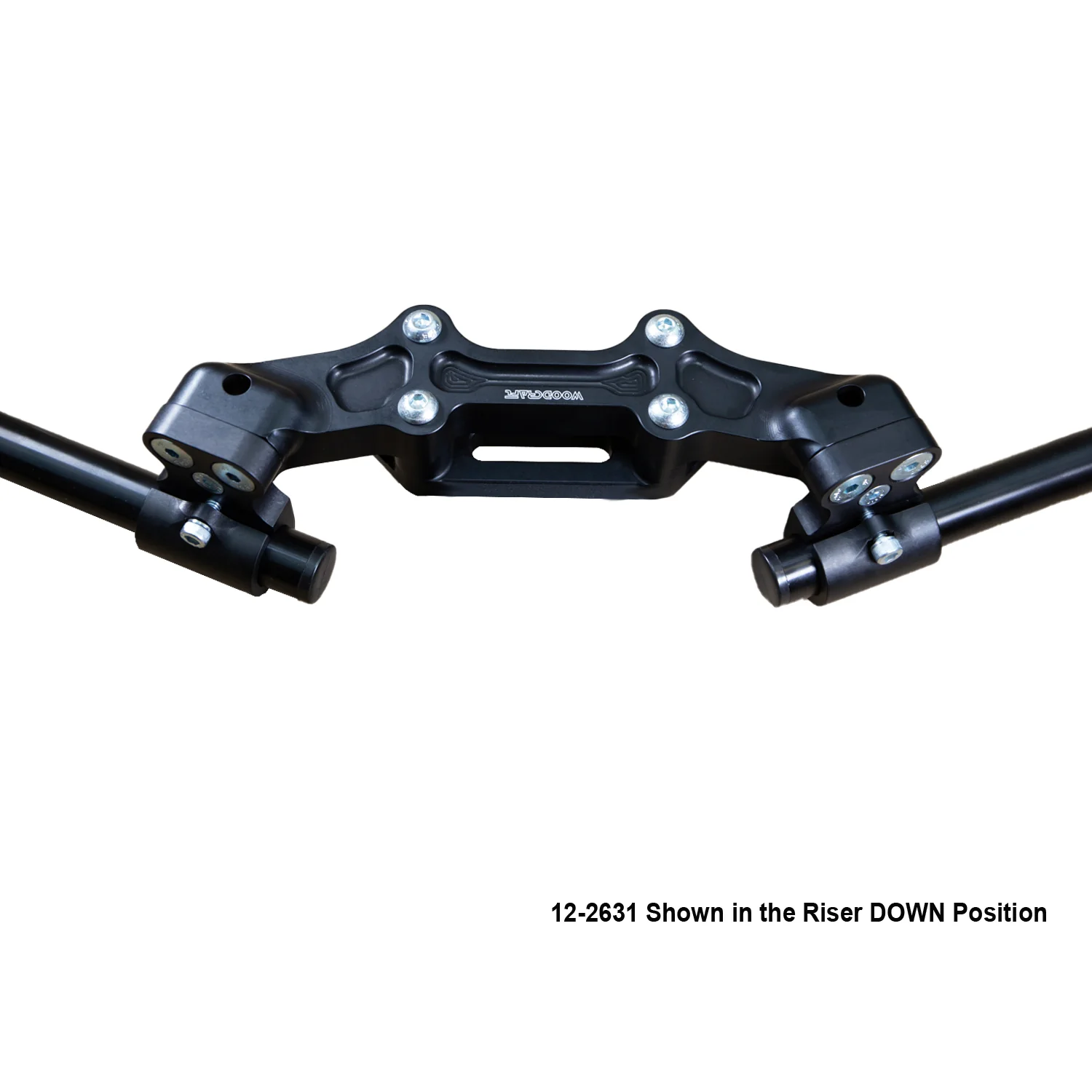 Clipon Adapter Plate w/ XL Black Bars Ducati Monster 821 2014-17 - Image 10