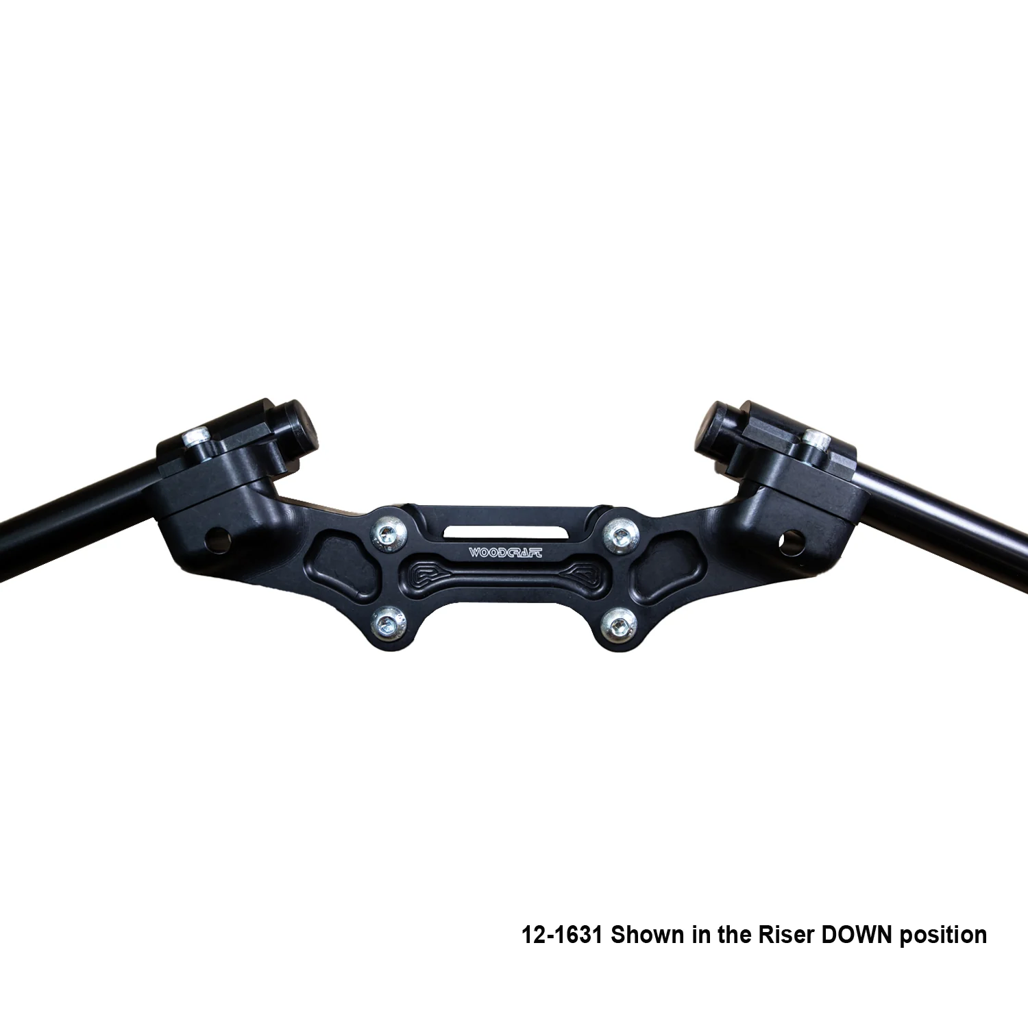 Clipon Adapter Plate w/ XL Black Bars Ducati Monster 821 2014-17 - Image 3