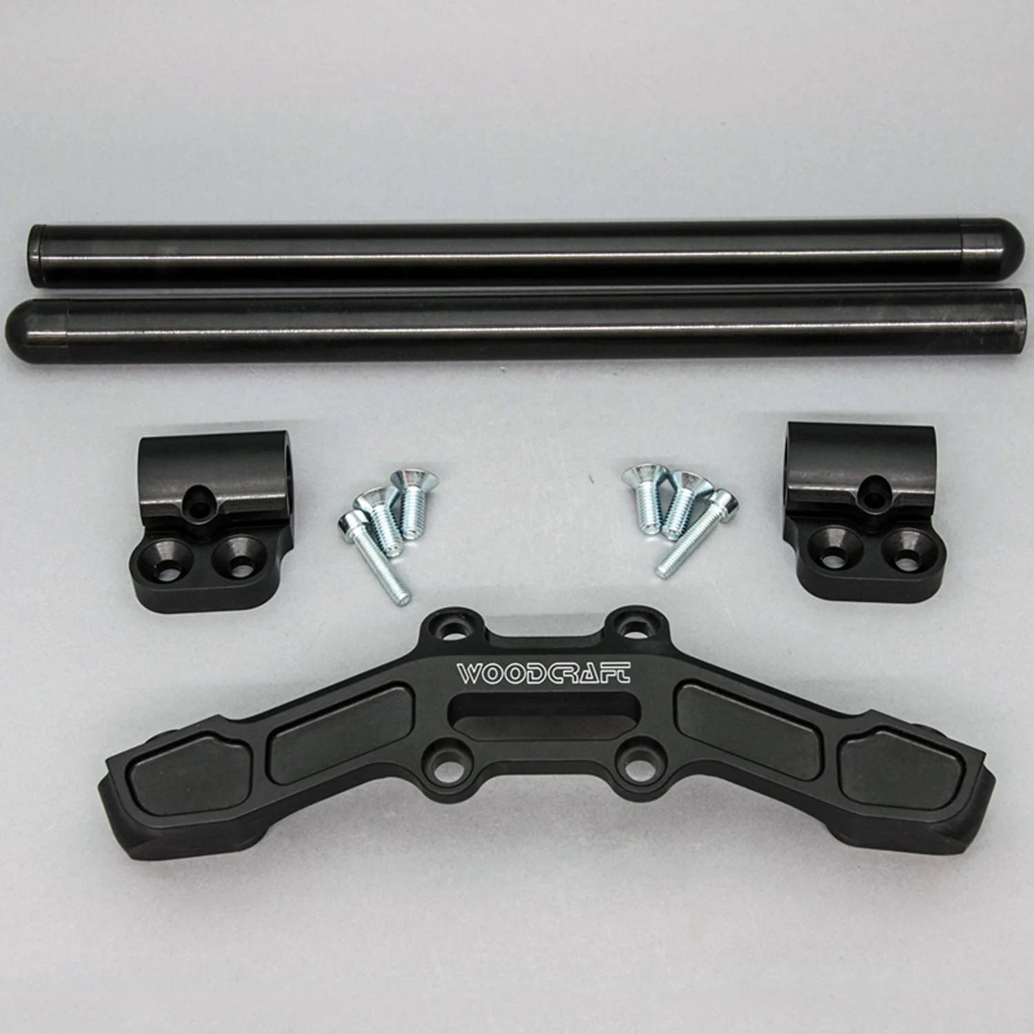 Clipon Adapter Plate w/ XL Black Bars Ducati Scrambler - Image 2
