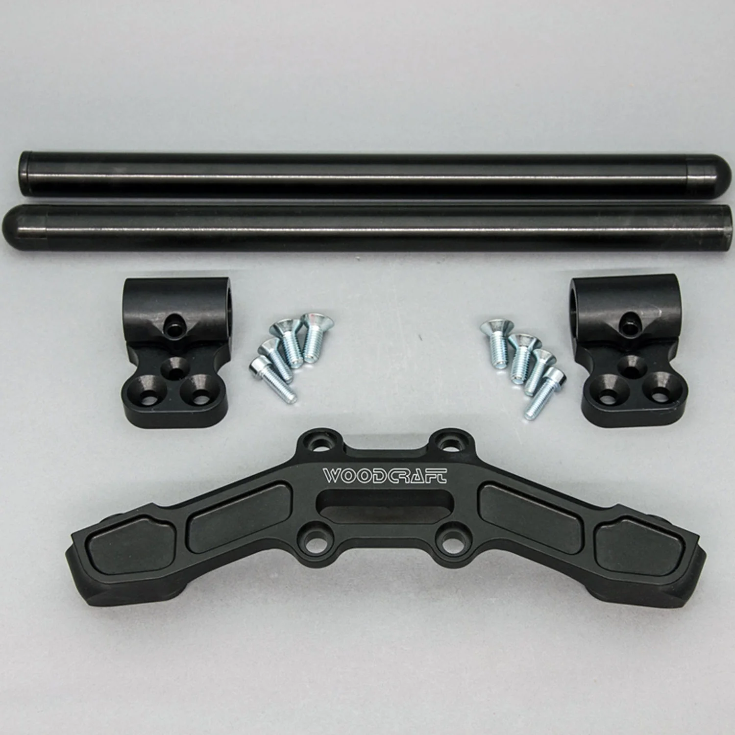 Clipon Adapter Plate w/ XL Black Bars Ducati Scrambler - Image 3