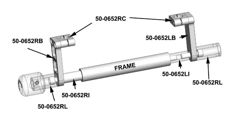 50-0653 Ducati Hypermotard 950 Frame Slider Kit - Image 6