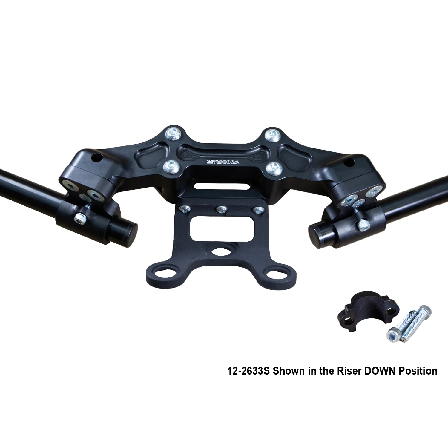 Ducati Monster 797/821 2018-21 Clipon Adapter Plate w/Gauge Mount 1.5 inch Standard Rise w/ BXL bars - Image 16