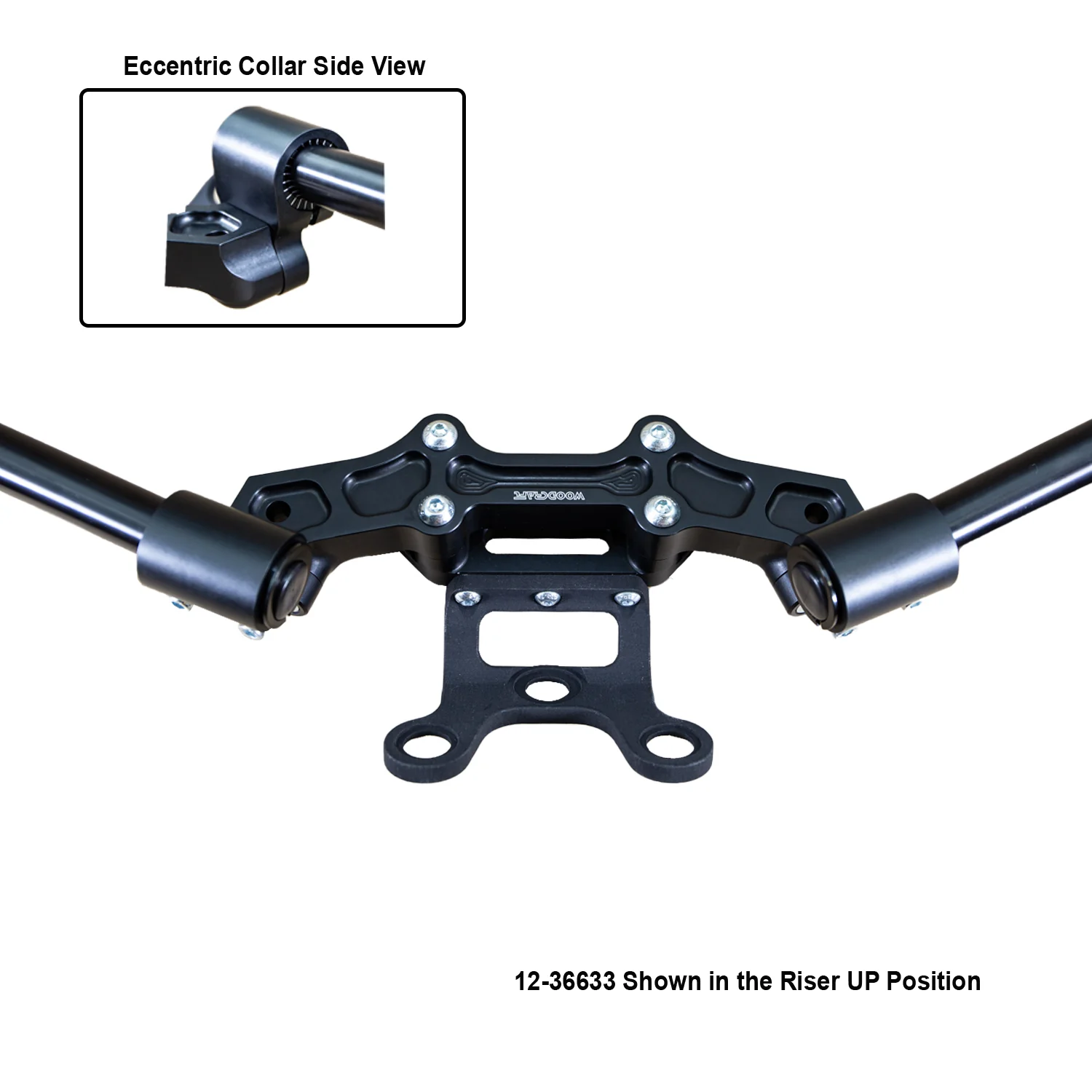 Ducati Monster 797/821 2018-21 Clipon Adapter Plate w/Gauge Mount 1.5 inch Standard Rise w/ BXL bars - Image 21