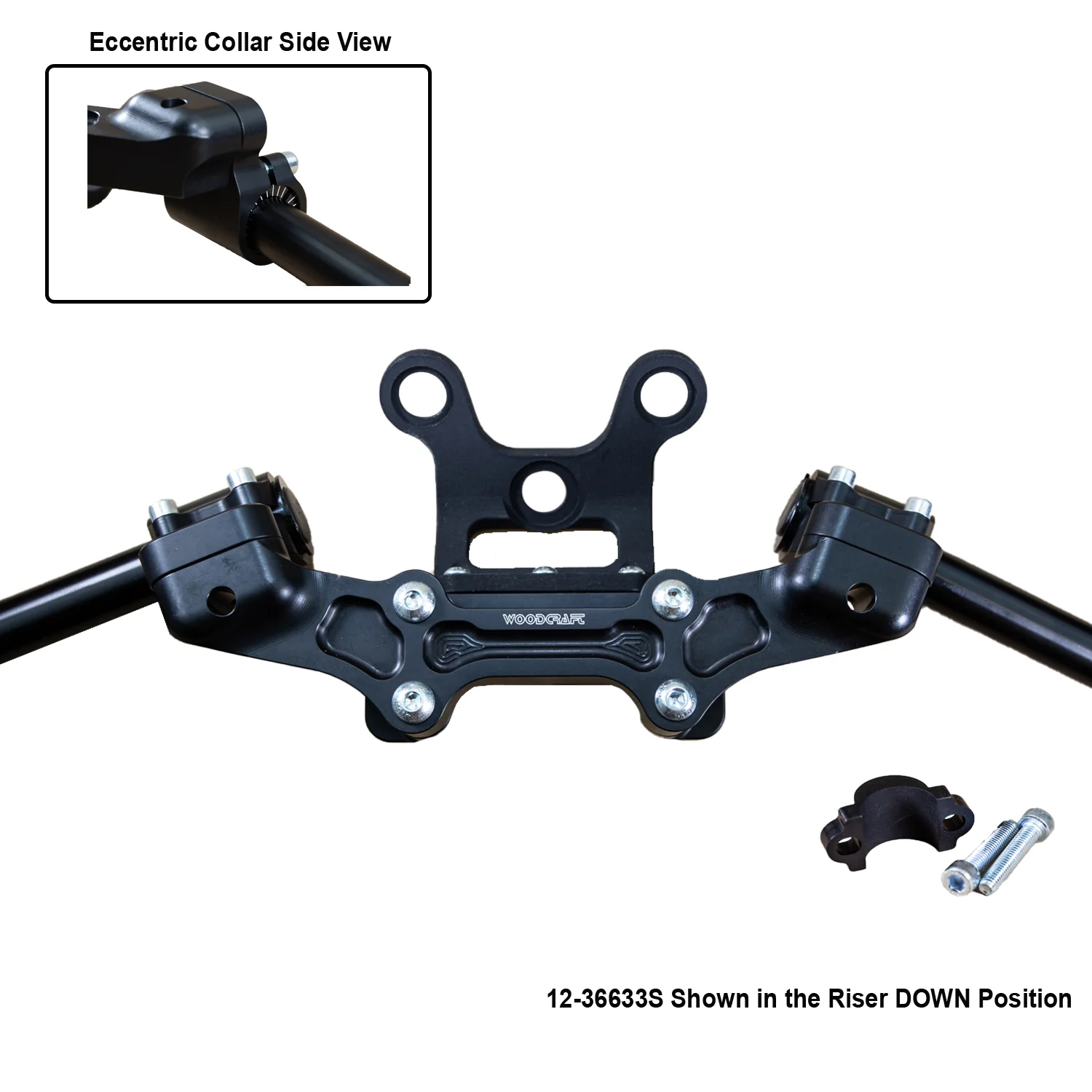Ducati Monster 797/821 2018-21 Clipon Adapter Plate w/Gauge Mount 1.5 inch Standard Rise w/ BXL bars - Image 22