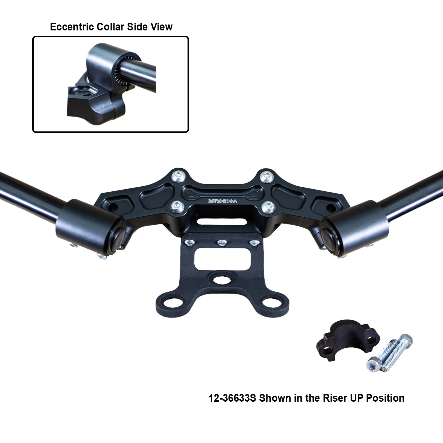 Ducati Monster 797/821 2018-21 Clipon Adapter Plate w/Gauge Mount 1.5 inch Standard Rise w/ BXL bars - Image 25