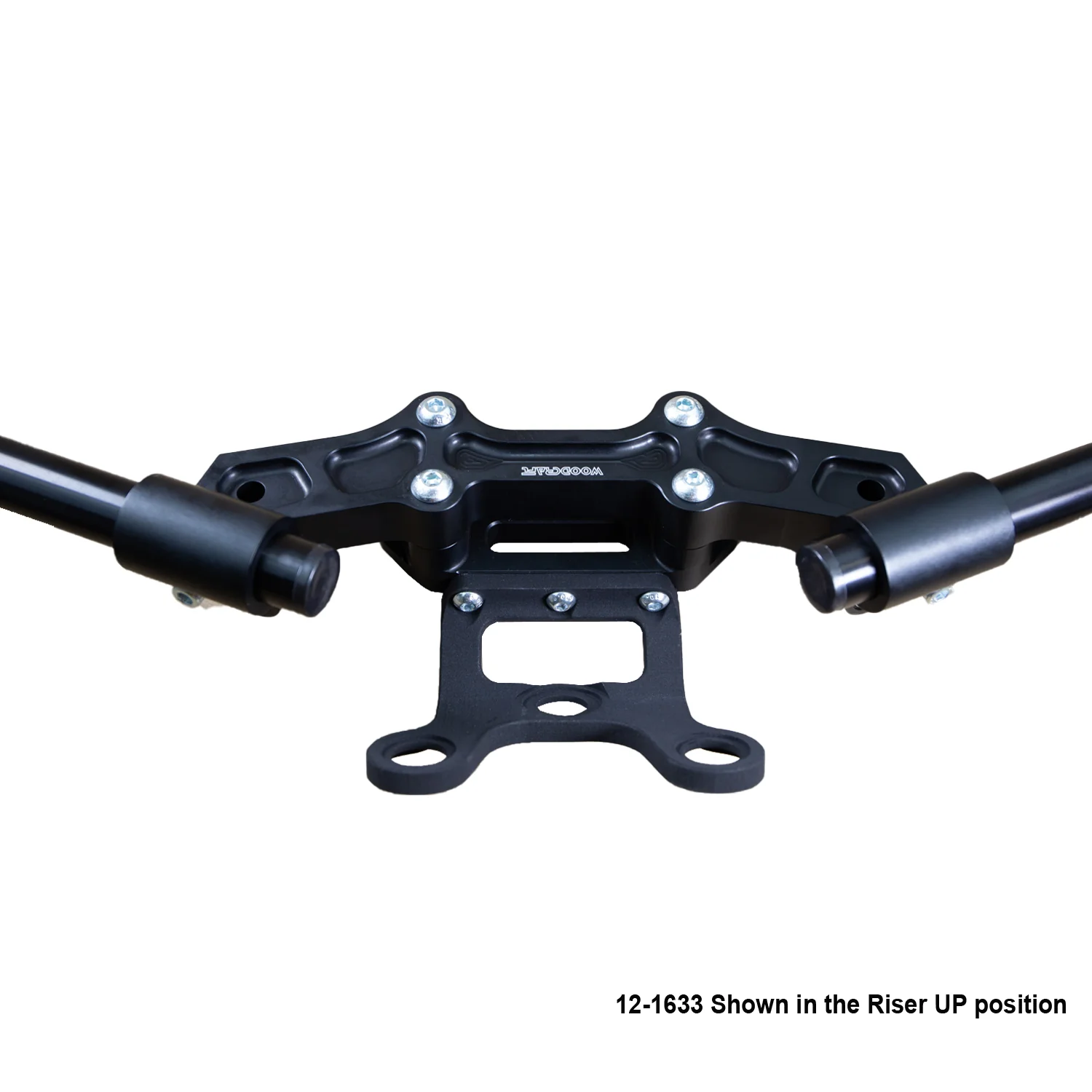 Ducati Monster 797/821 2018-21 Clipon Adapter Plate w/Gauge Mount 1.5 inch Standard Rise w/ BXL bars - Image 3