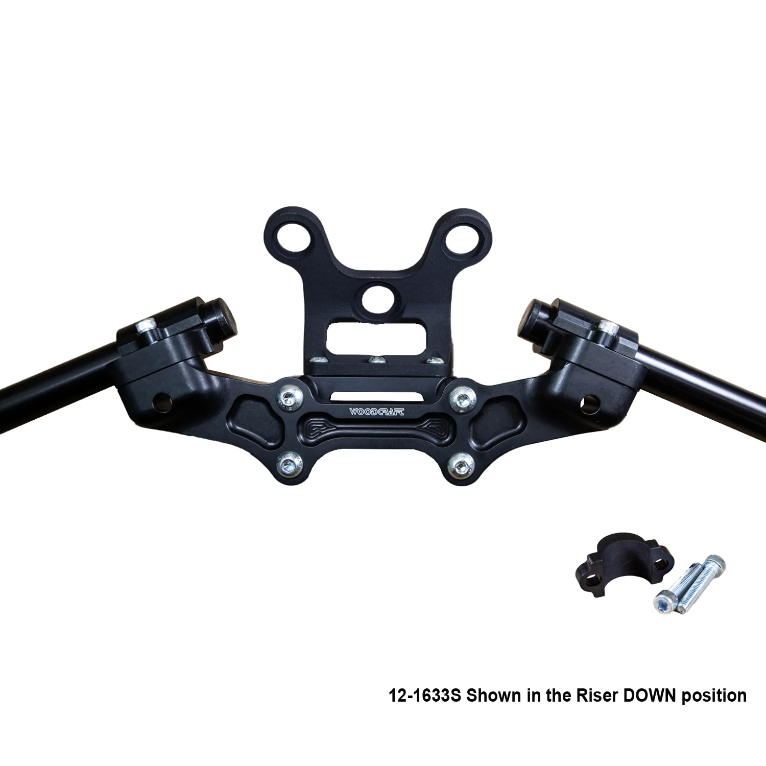 Ducati Monster 797/821 2018-21 Clipon Adapter Plate w/Gauge Mount 1.5 inch Standard Rise w/ BXL bars - Image 5
