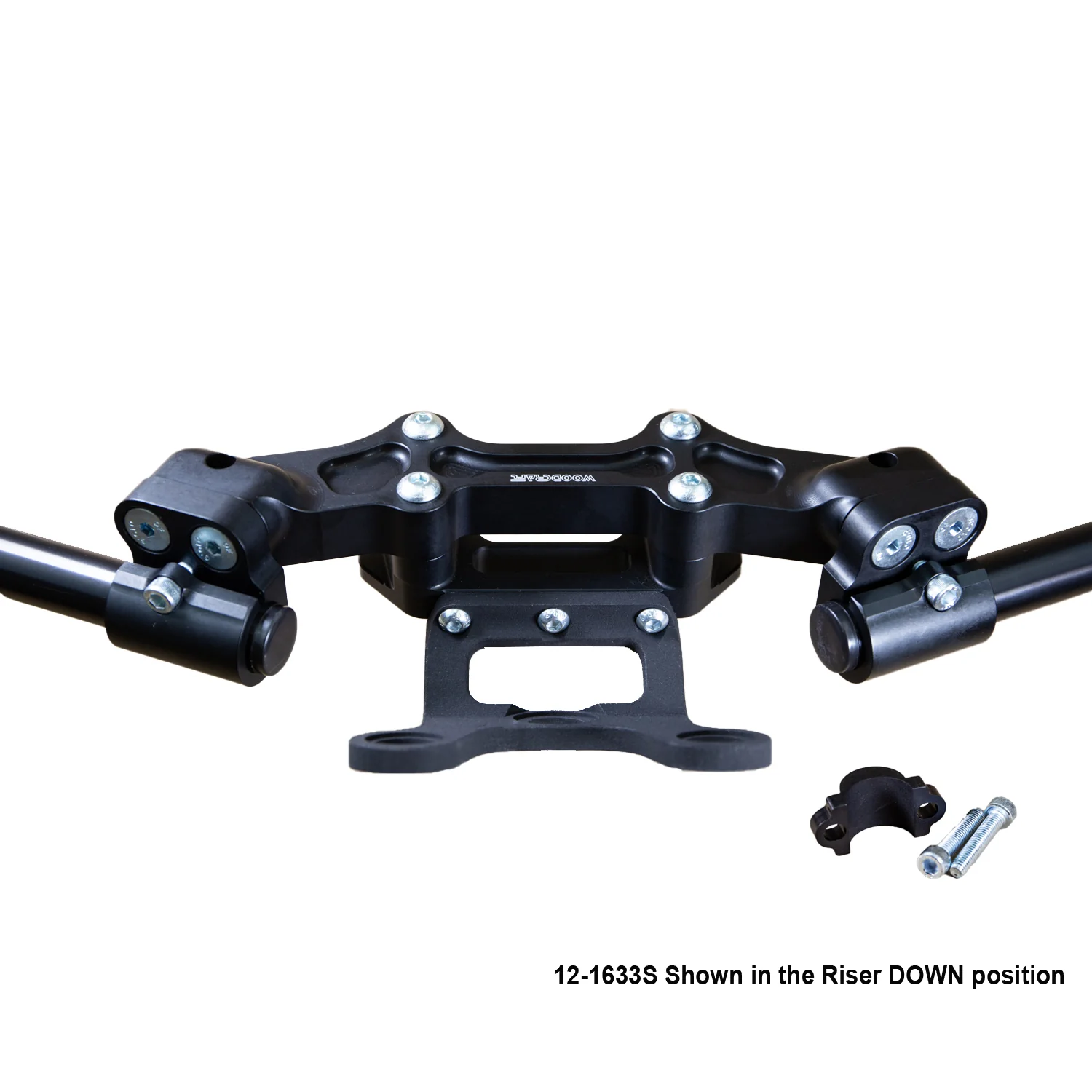 Ducati Monster 797/821 2018-21 Clipon Adapter Plate w/Gauge Mount 1.5 inch Standard Rise w/ BXL bars - Image 6