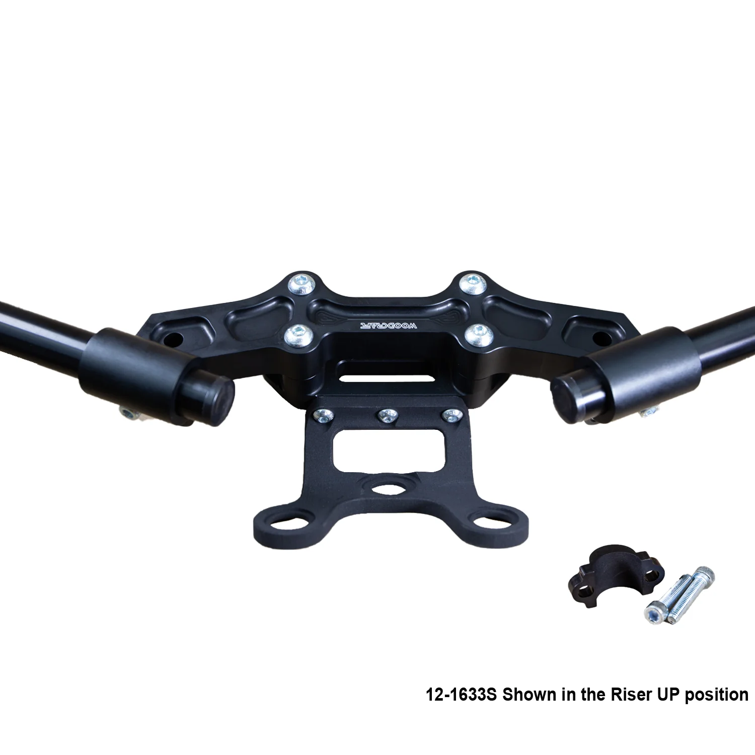 Ducati Monster 797/821 2018-21 Clipon Adapter Plate w/Gauge Mount 1.5 inch Standard Rise w/ BXL bars - Image 7