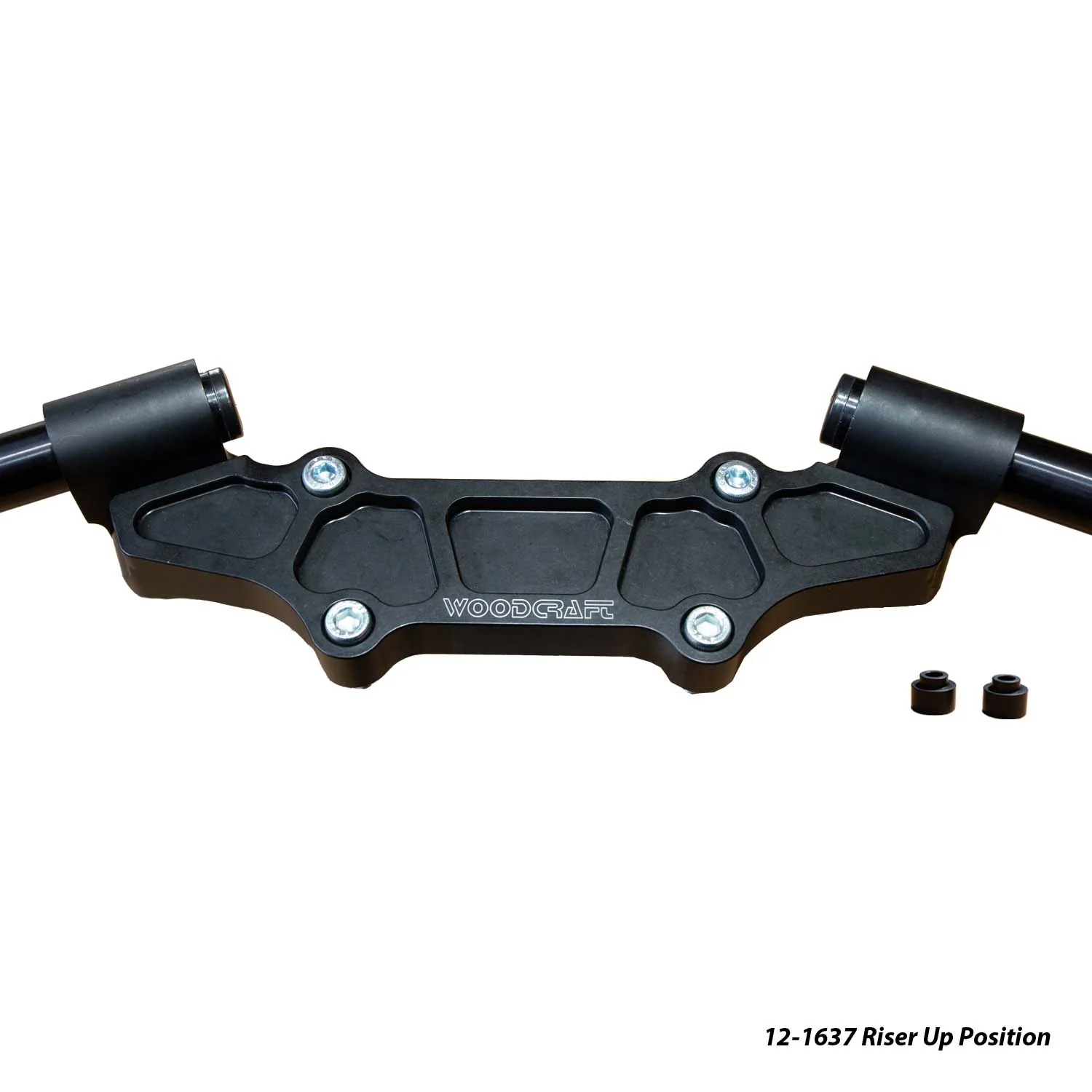 Ducati Monster 937 2021-22 Riser Adapter Plate w/ Standard Black Bars - Image 2