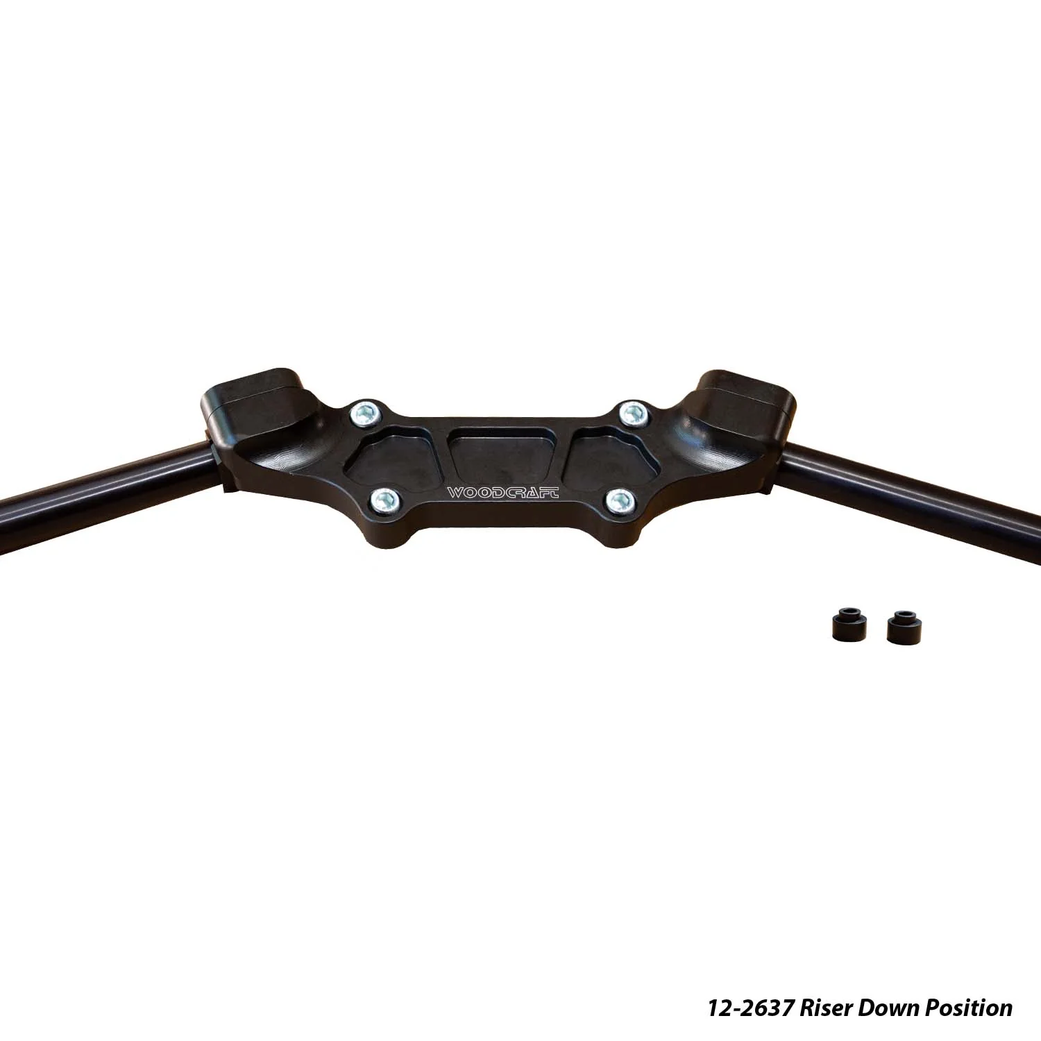 Ducati Monster 937 2021-22 Riser Adapter Plate w/ Standard Black Bars - Image 3