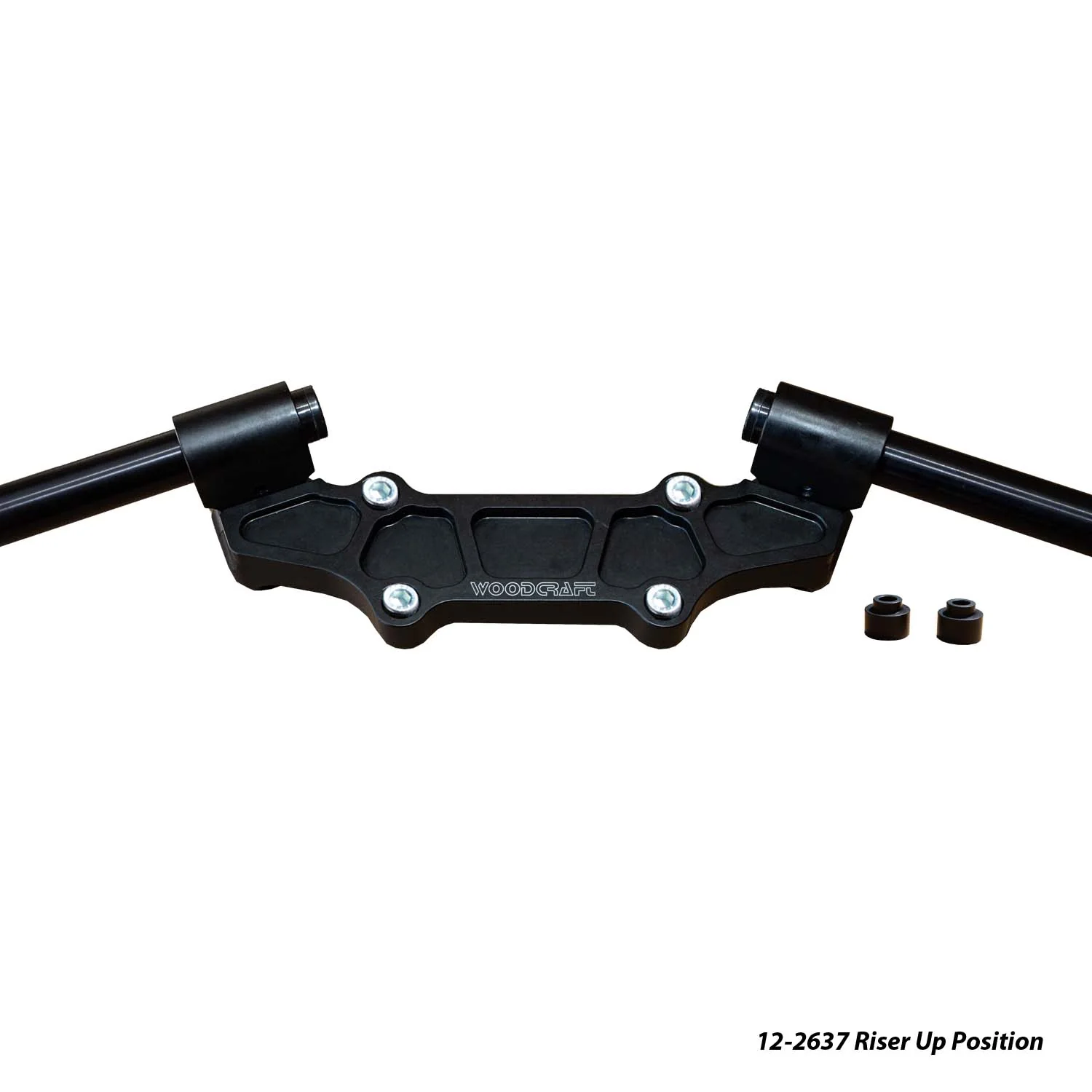 Ducati Monster 937 2021-22 Riser Adapter Plate w/ Standard Black Bars - Image 4