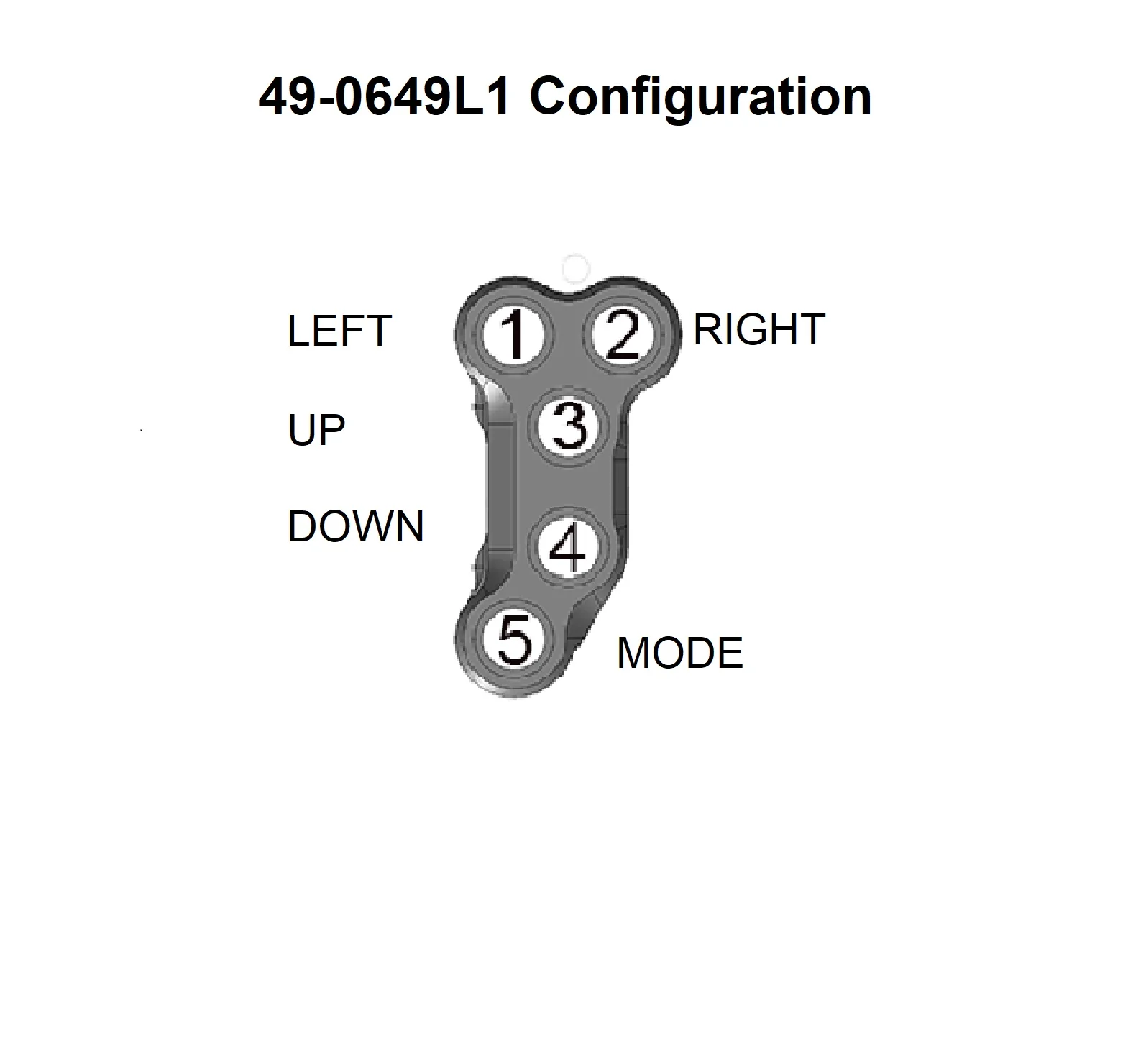 49-0649L Ducati V2 LH Race Handlebar Switch - Image 3