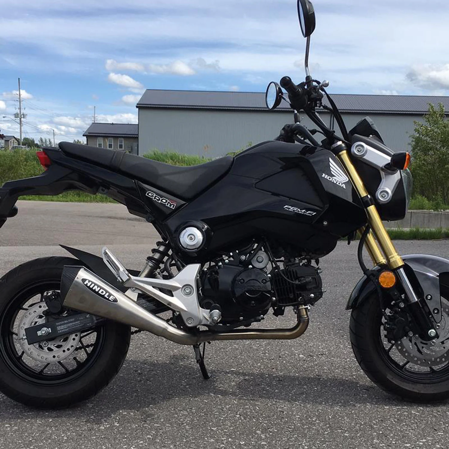 Hindle Evo Megaphone Full System Honda GROM 2017-20 - Image 2
