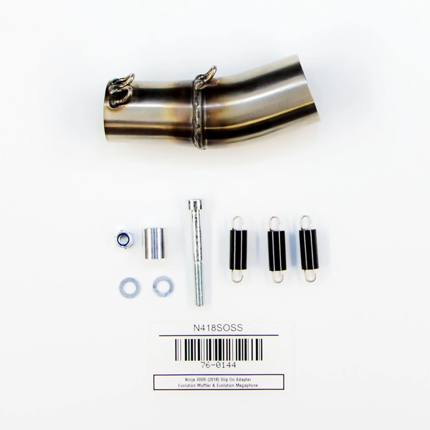 Hindle Evolution Megaphone Slip-on System Kawasaki Ninja EX400 2018-22 - Image 5