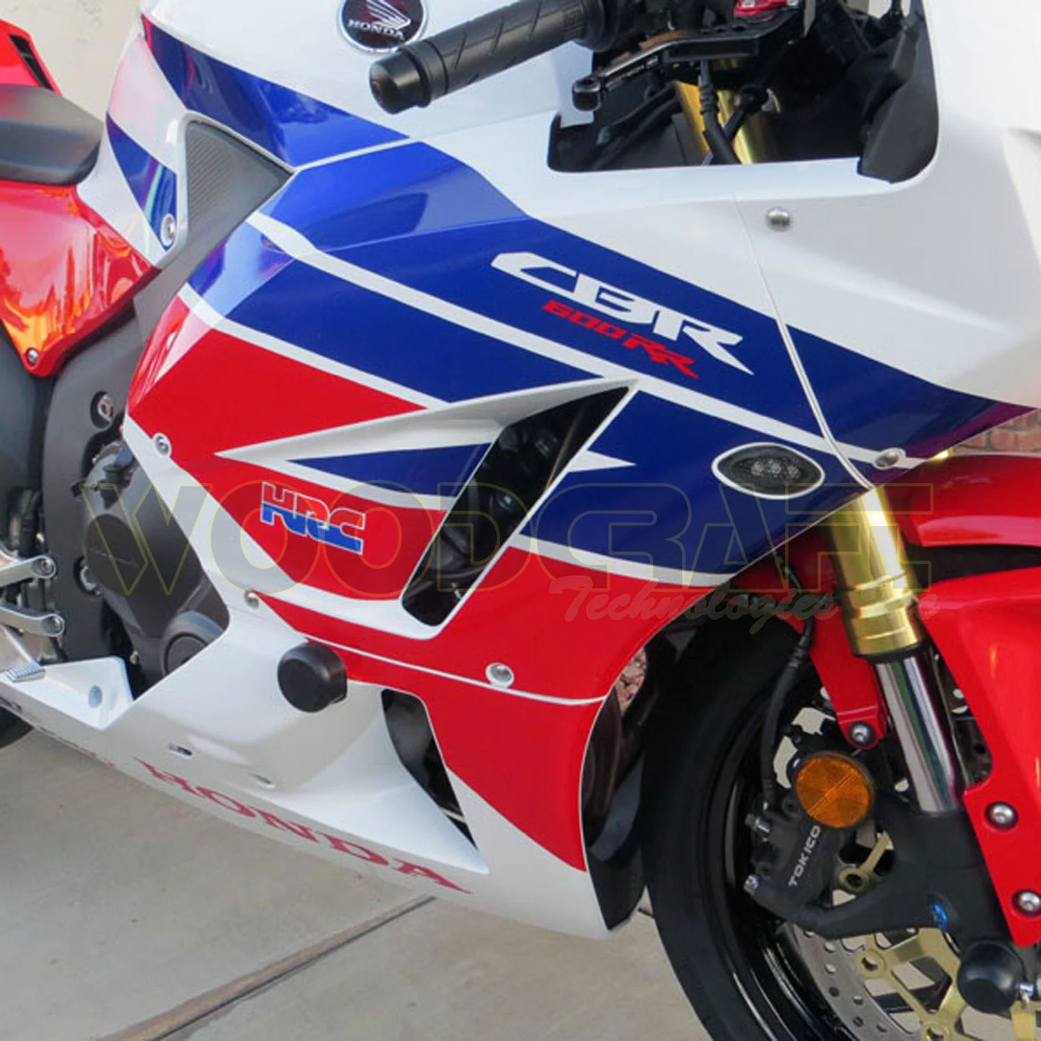 50-0338 Honda CBR600RR Frame Slider Kit with pucks - Image 2
