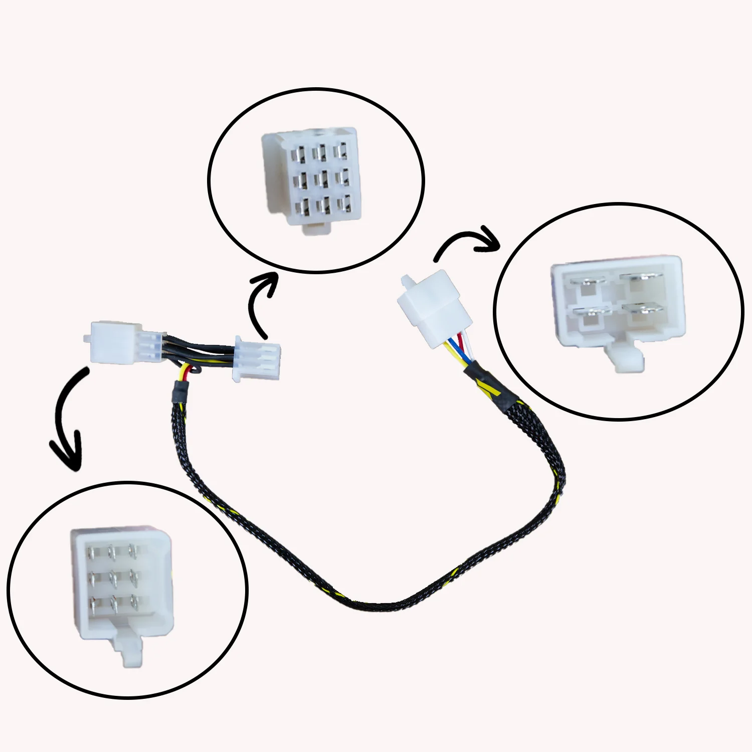 43-0303 2003-06 Honda CBR600RR Keyswitch Elimination Harness - Image 2