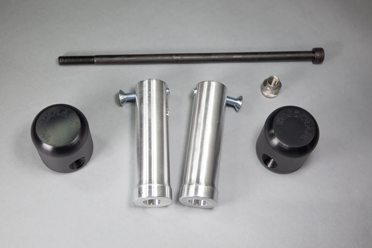 50-0130 2013-17 Kawasaki Ninja 300 Under Bodywork Frame Slider Kit with pucks - Image 2