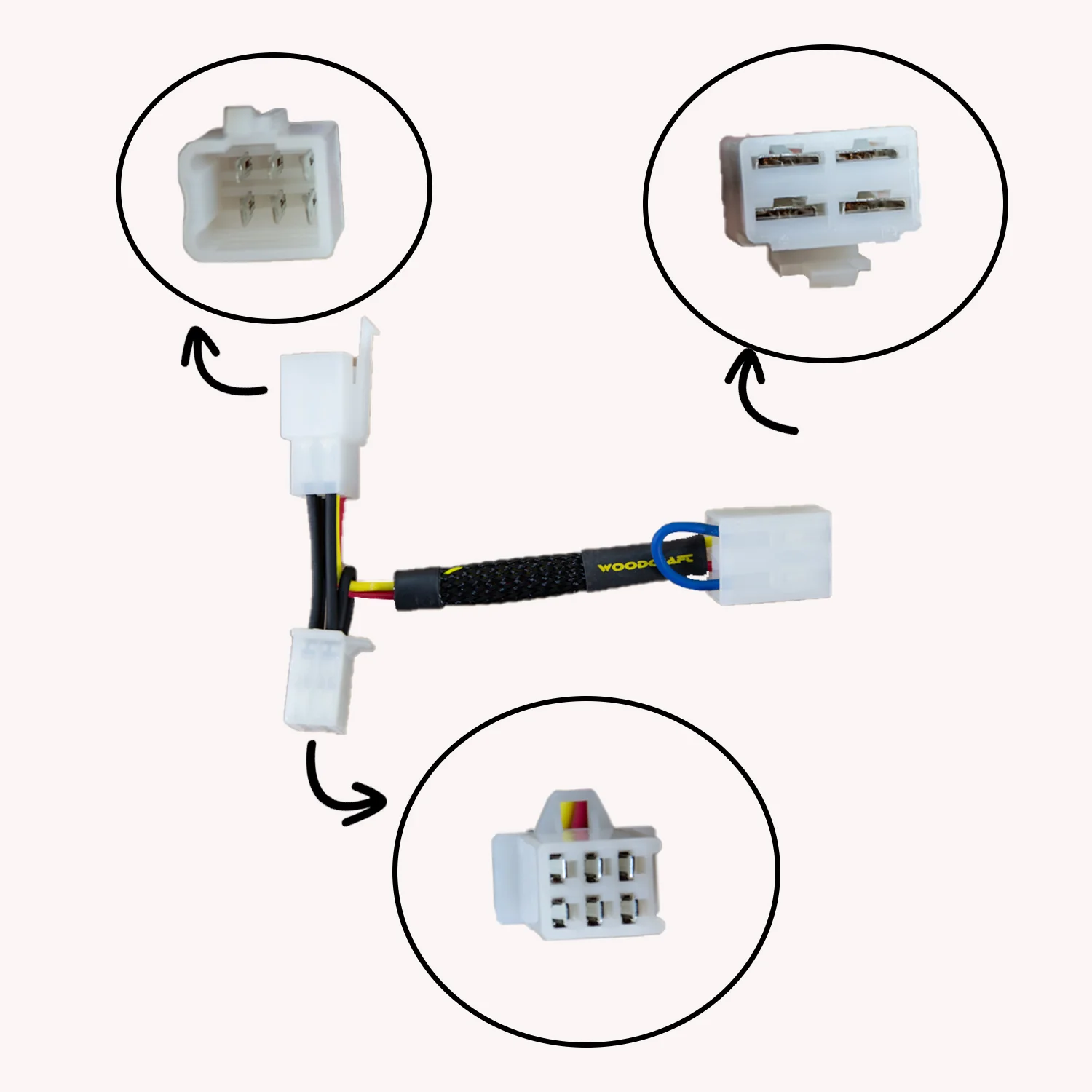 43-0412 2001-05 Yamaha FZ1 Keyswitch Elimination Harness - Image 2