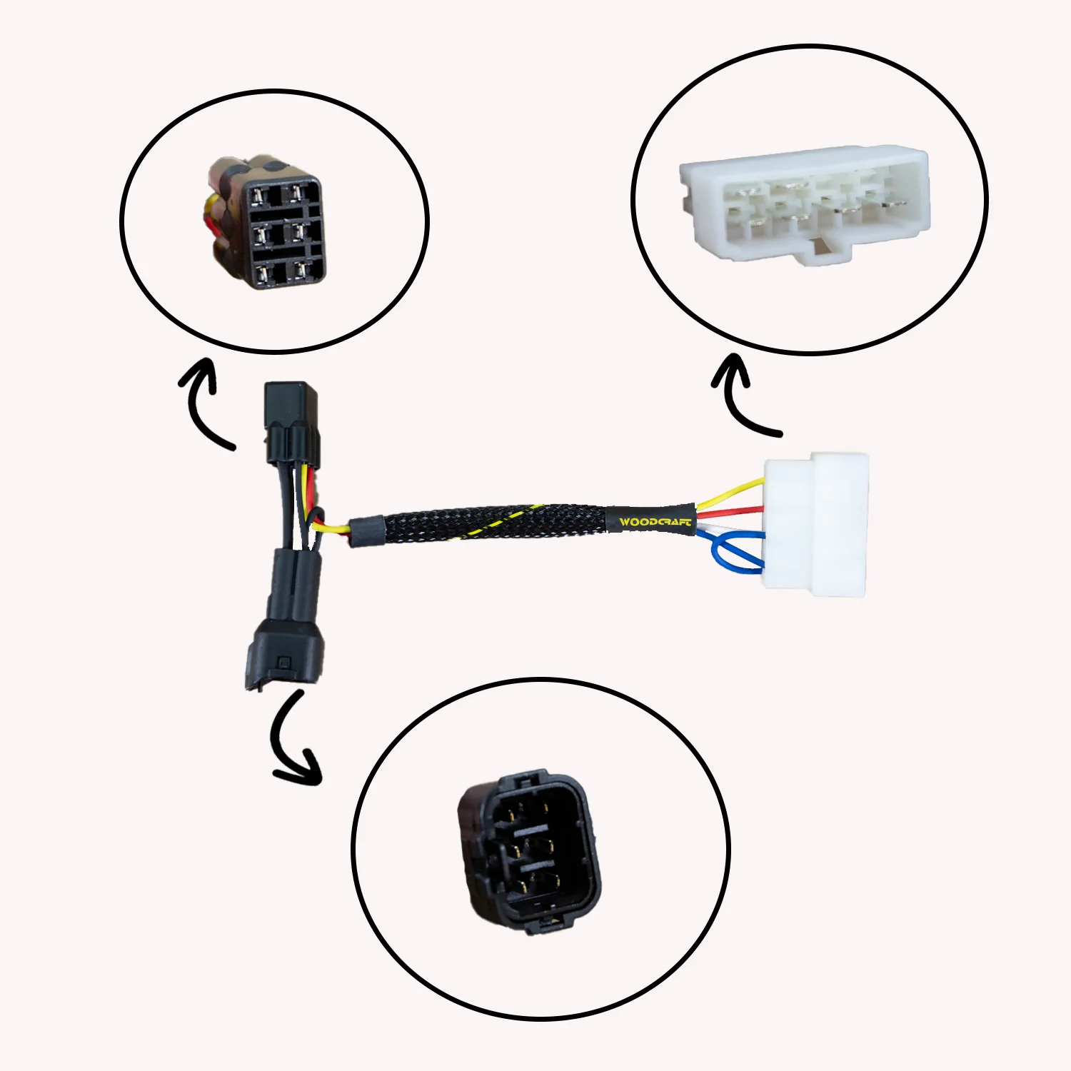 43-0118 2002-06 Kawasaki ZX12R Keyswitch Elimination Harness - Image 2