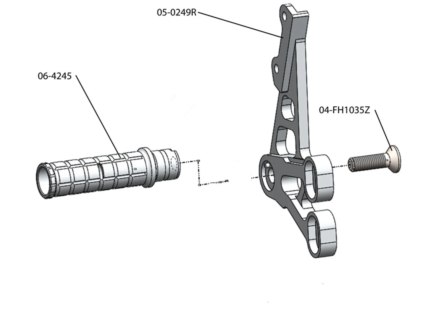 05-0249 Suzuki GSX-R1000 Rearset - Image 3