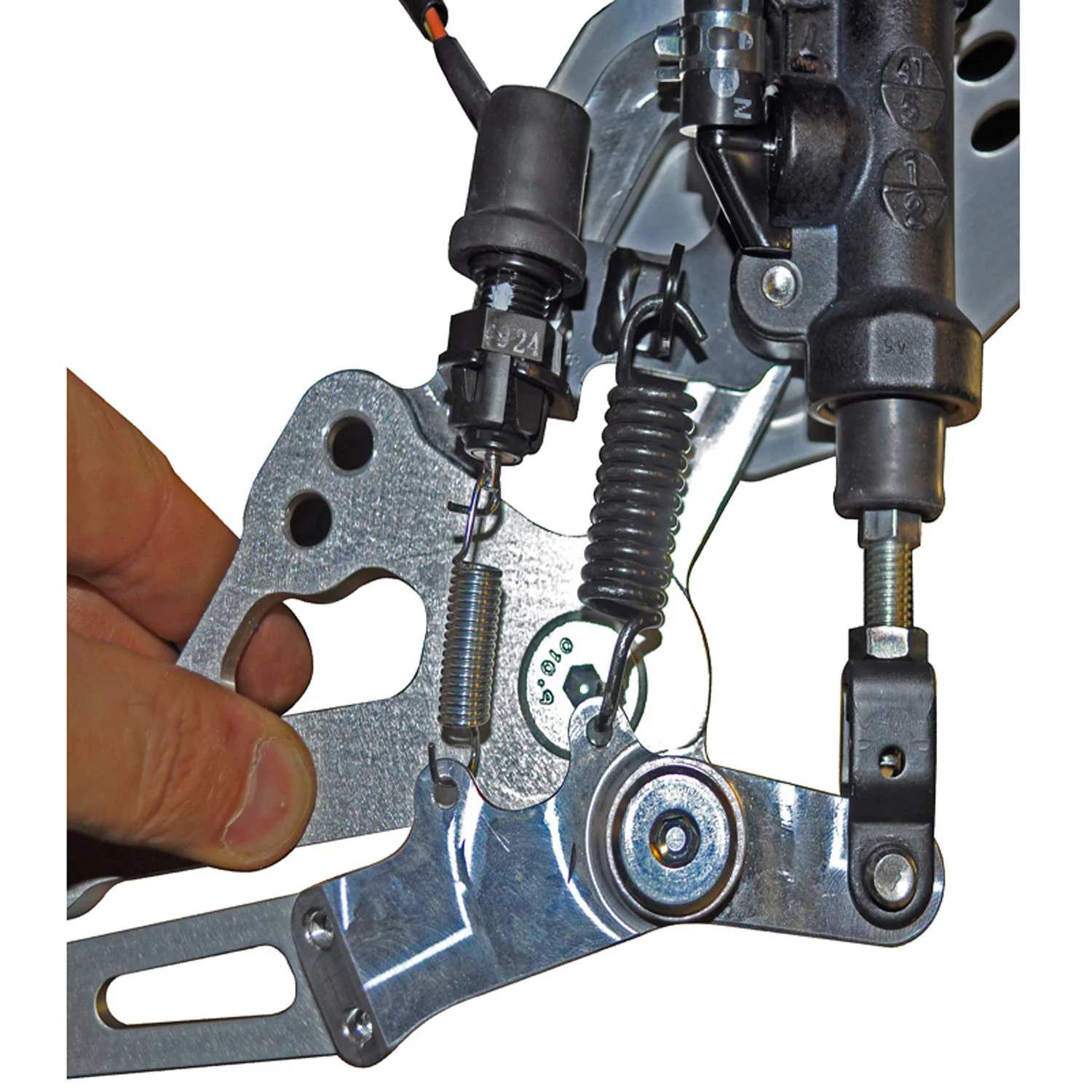 05-0407B Yamaha FZ07/MT07/XSR700 Rearset - Silver - Image 3